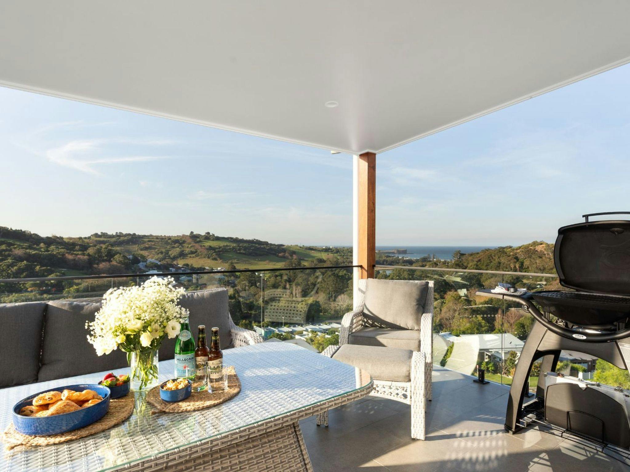 Amazing views from balcony | BBQ