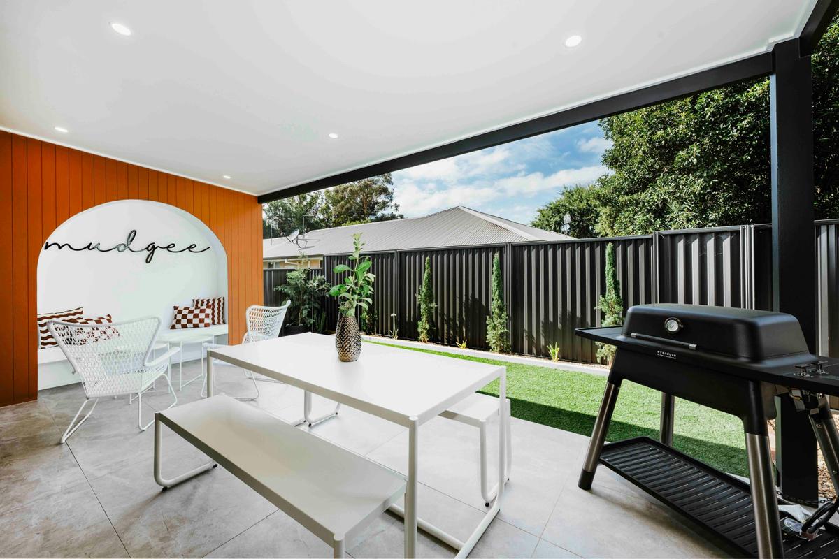 Kirsten Accommodation Mudgee Ilinka House Alfresco dining