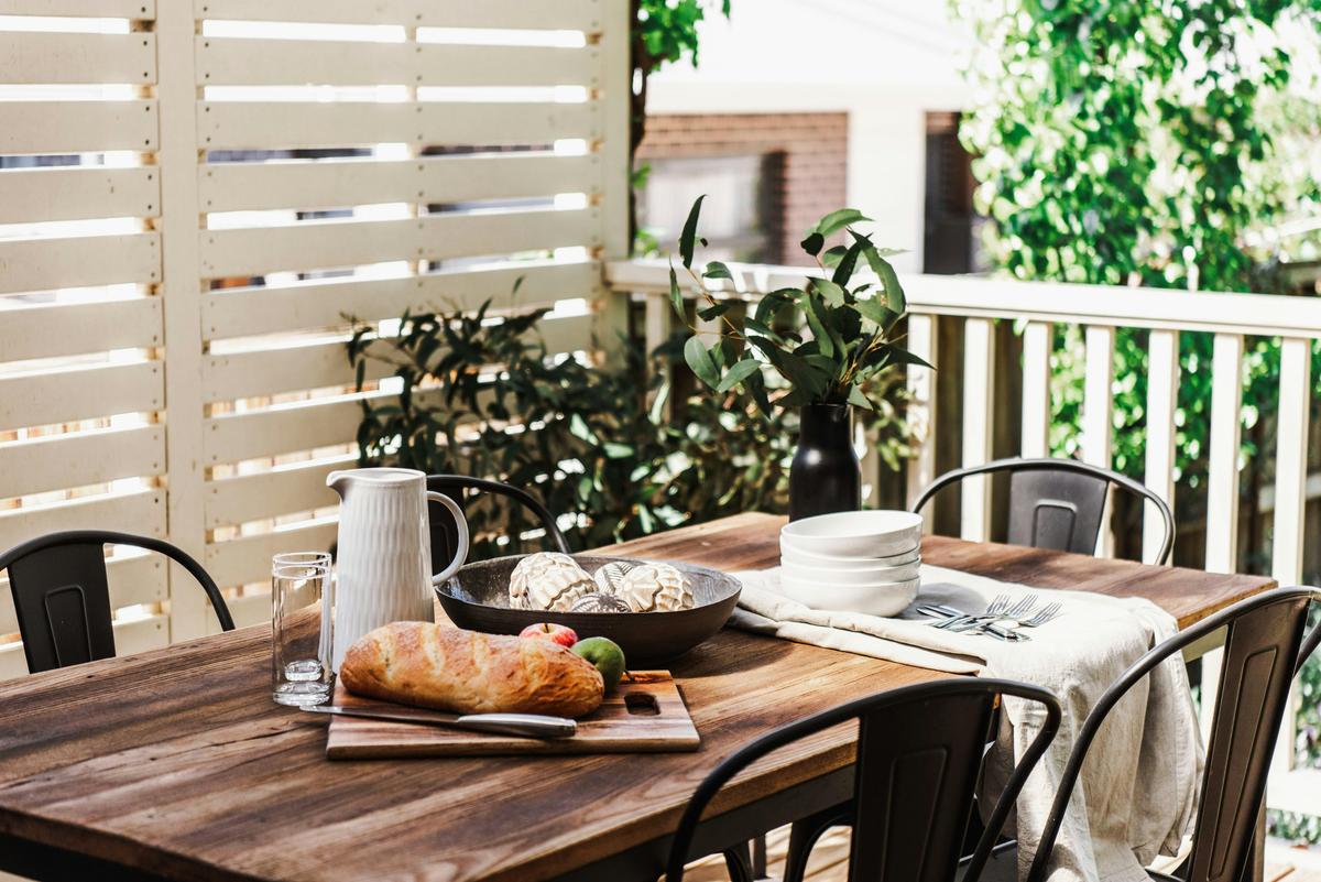 Kirsten Accommodation Mudgee Lux CottageAlfresco dining