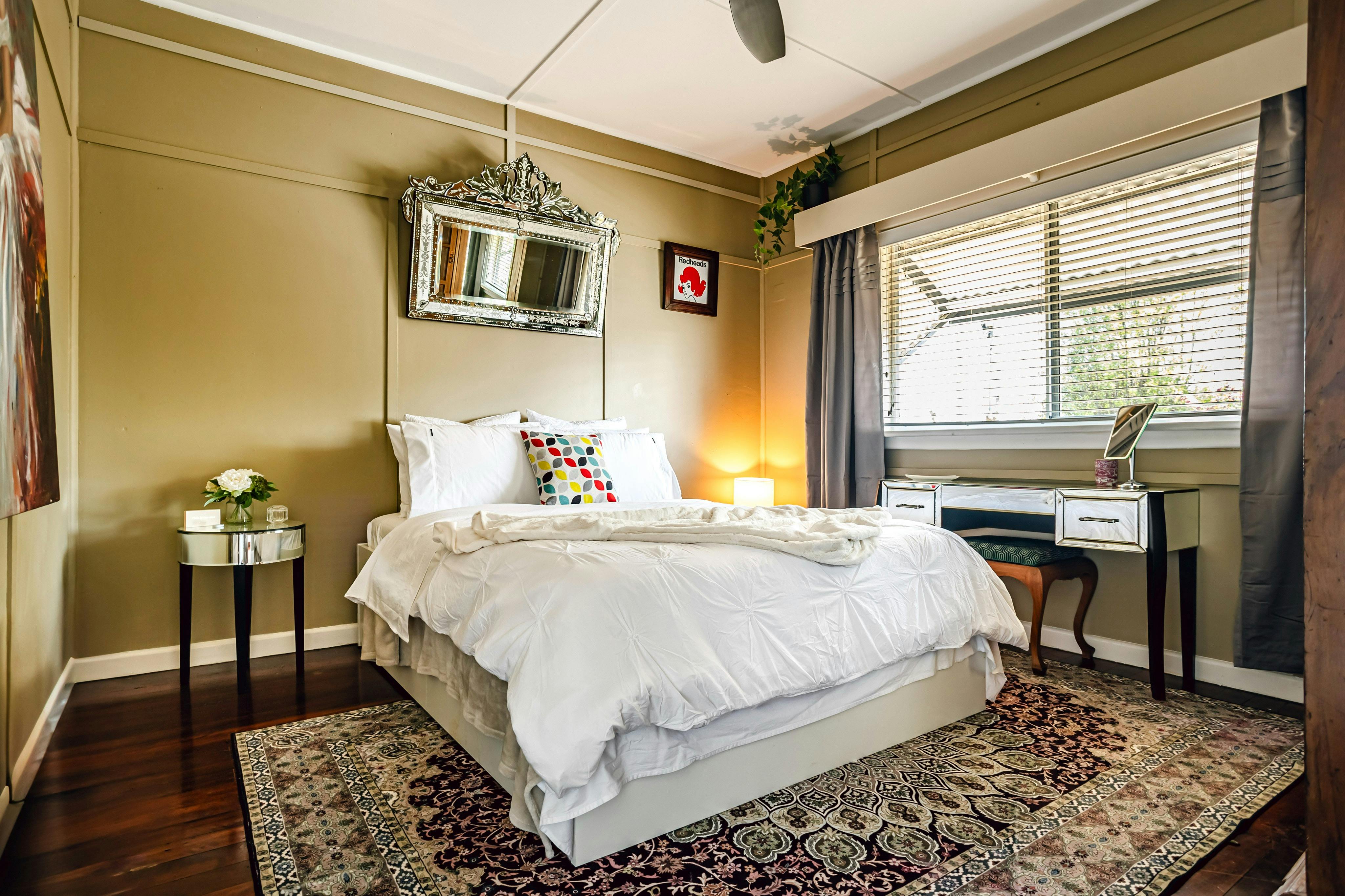 Timeless textures and tranquil tones — welcome to the Venetian bedroom