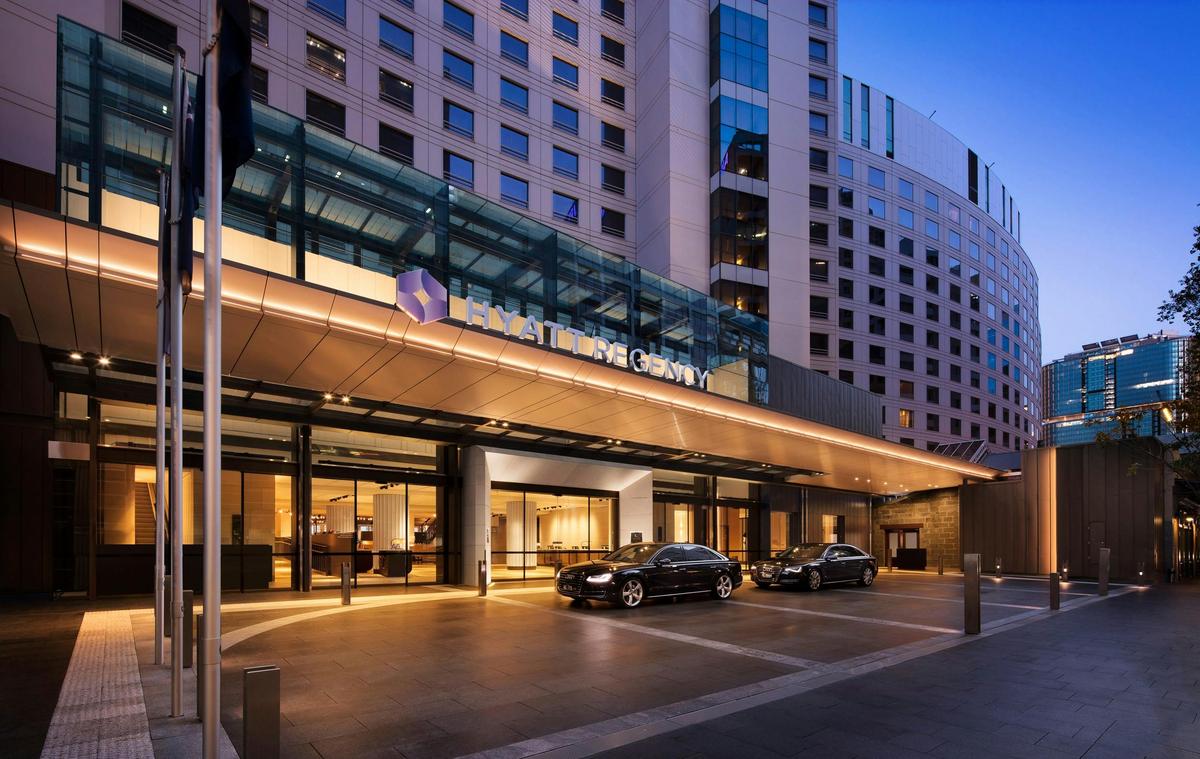 Hyatt Regency Sydney Entrance