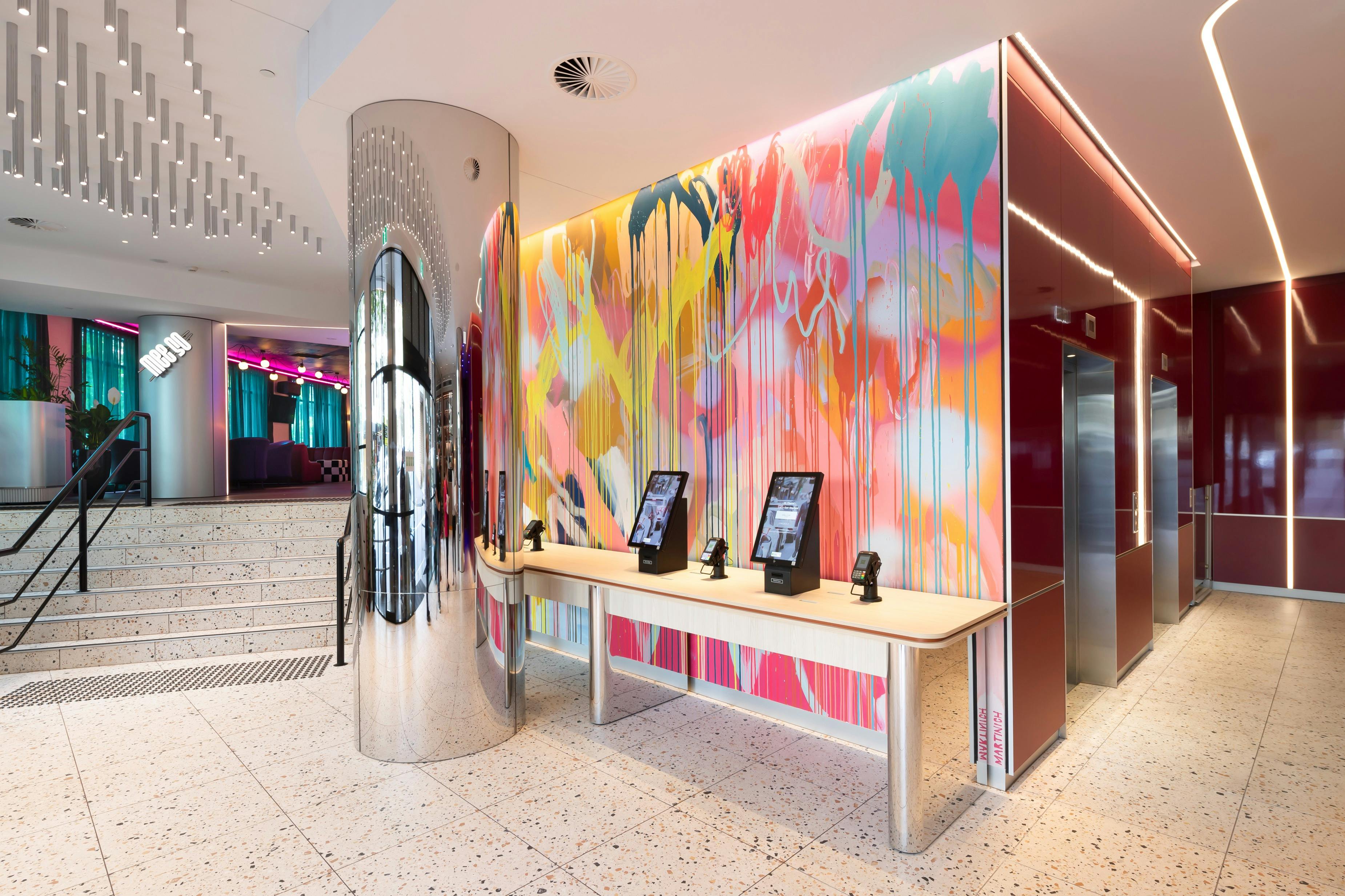 Self- check-in desks