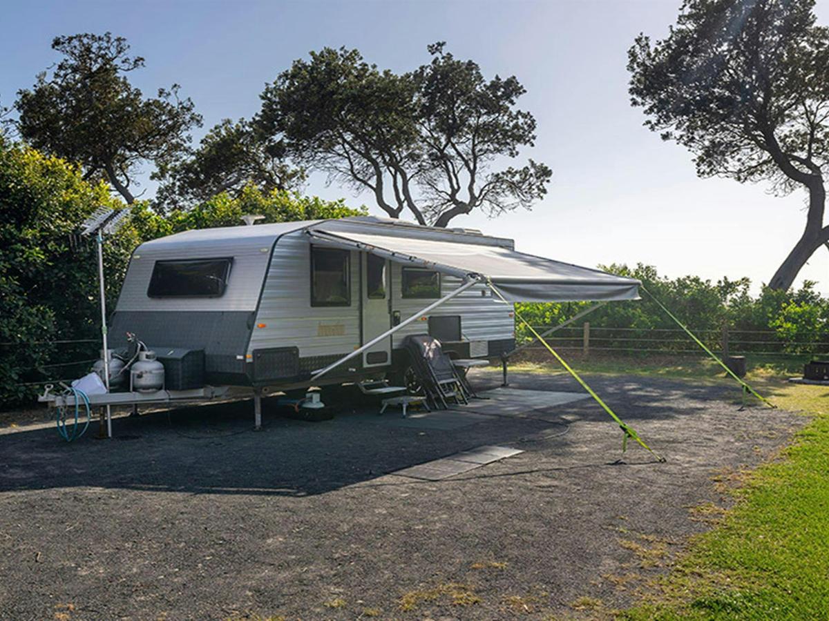 A caravan site at Illaroo campground. Credit: John Spencer &copy; DCCEEW