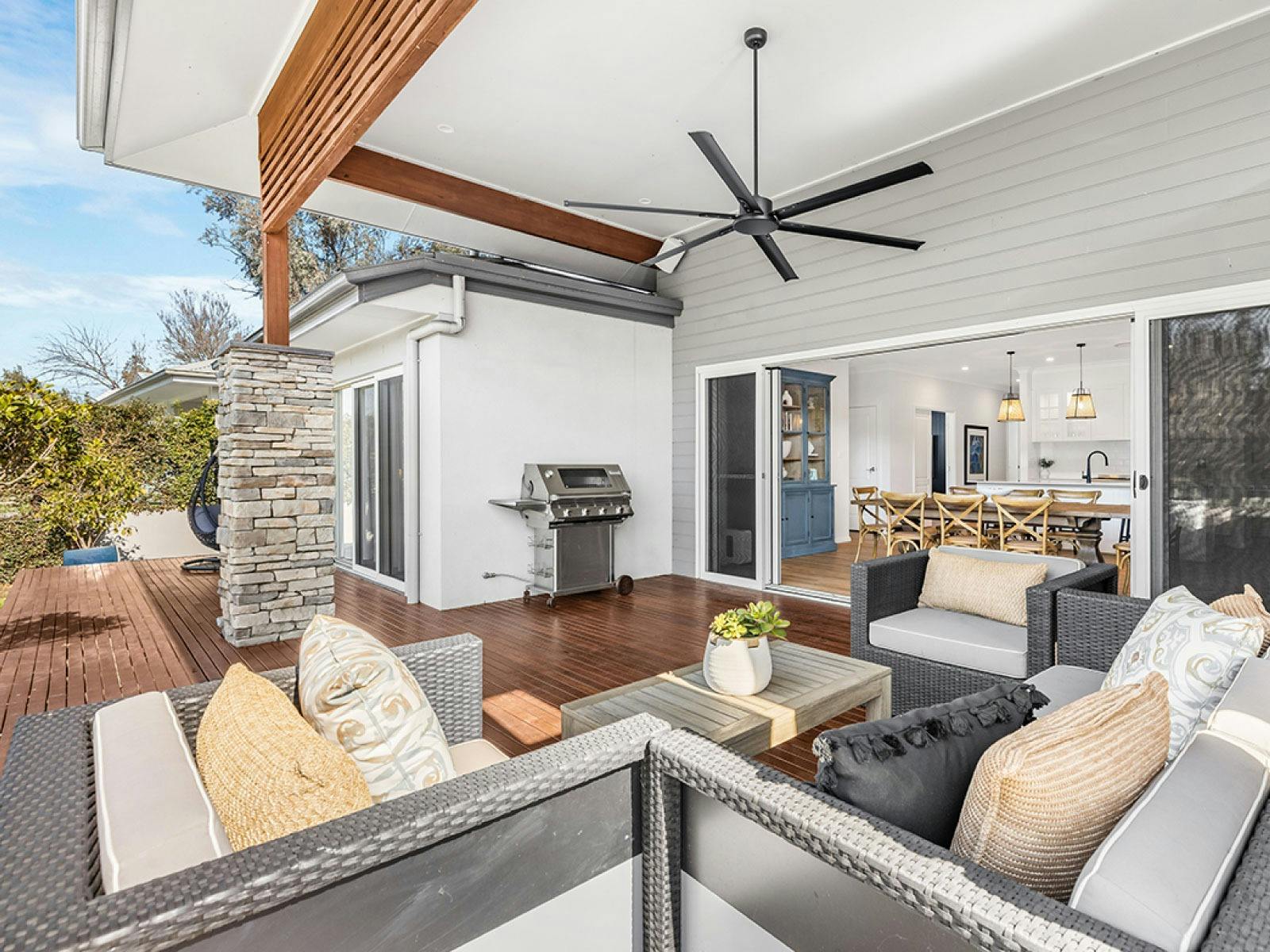 Kangaroo Croft outdoor entertainment area