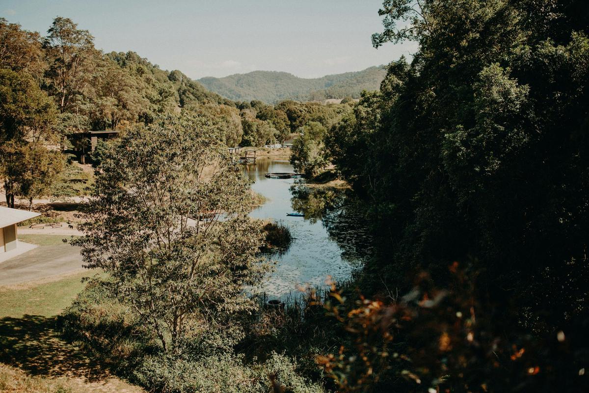 Lakeside cabin views