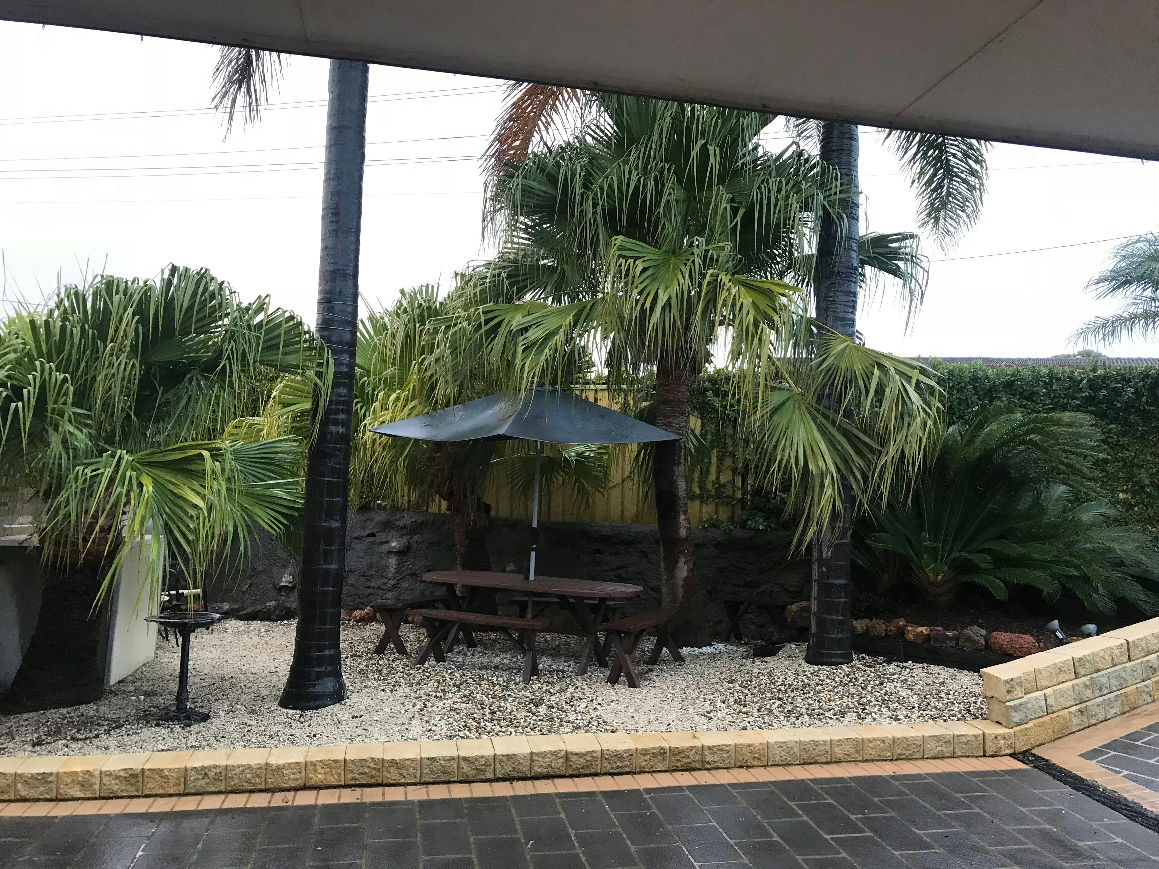 Designated smoking area for smokers