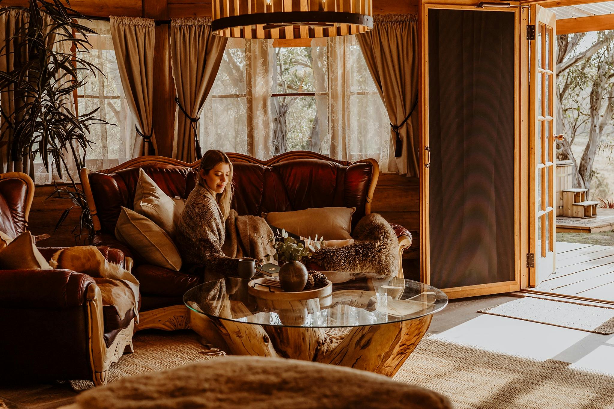 Main leaving area in the cottage.