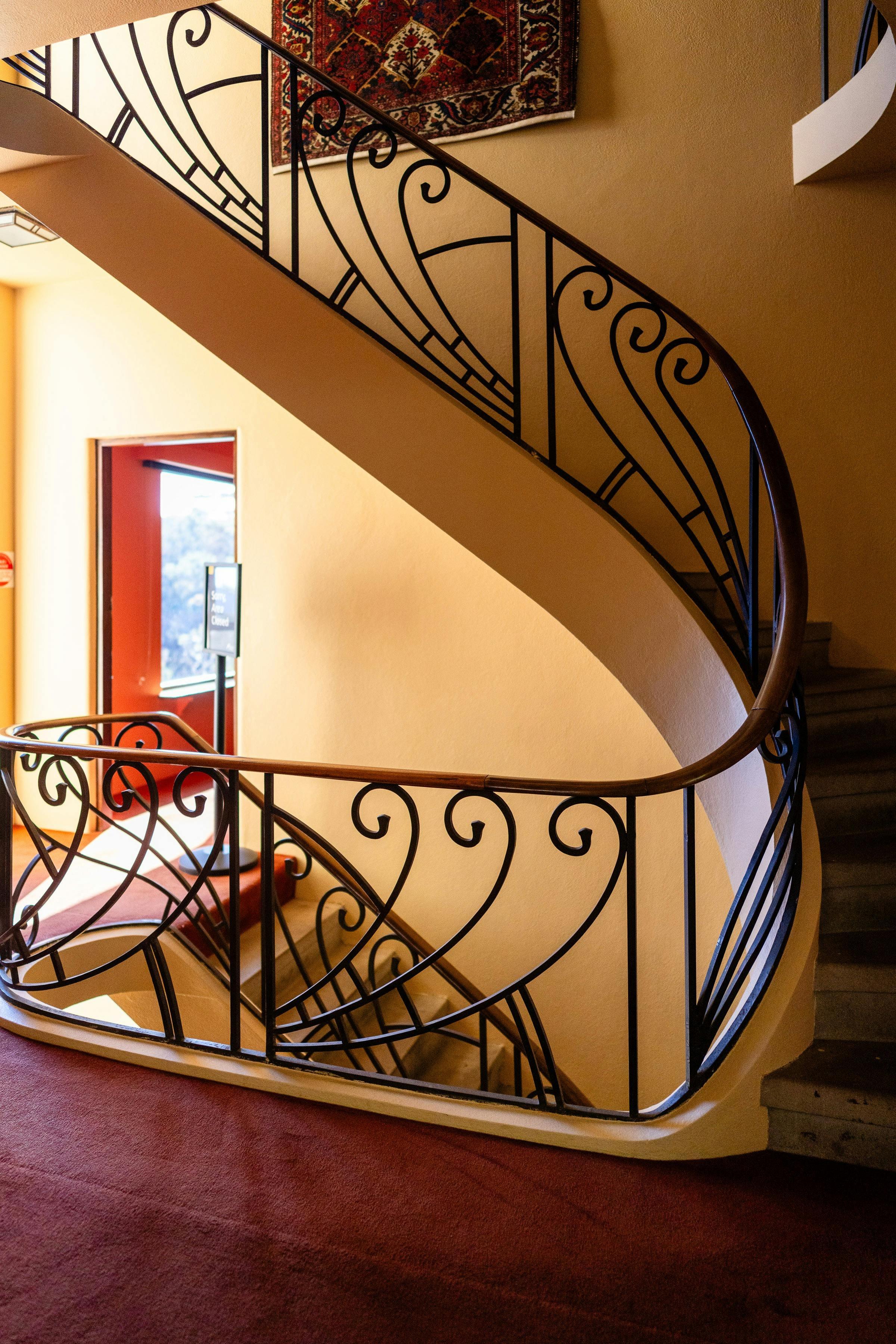 Staircase within the house