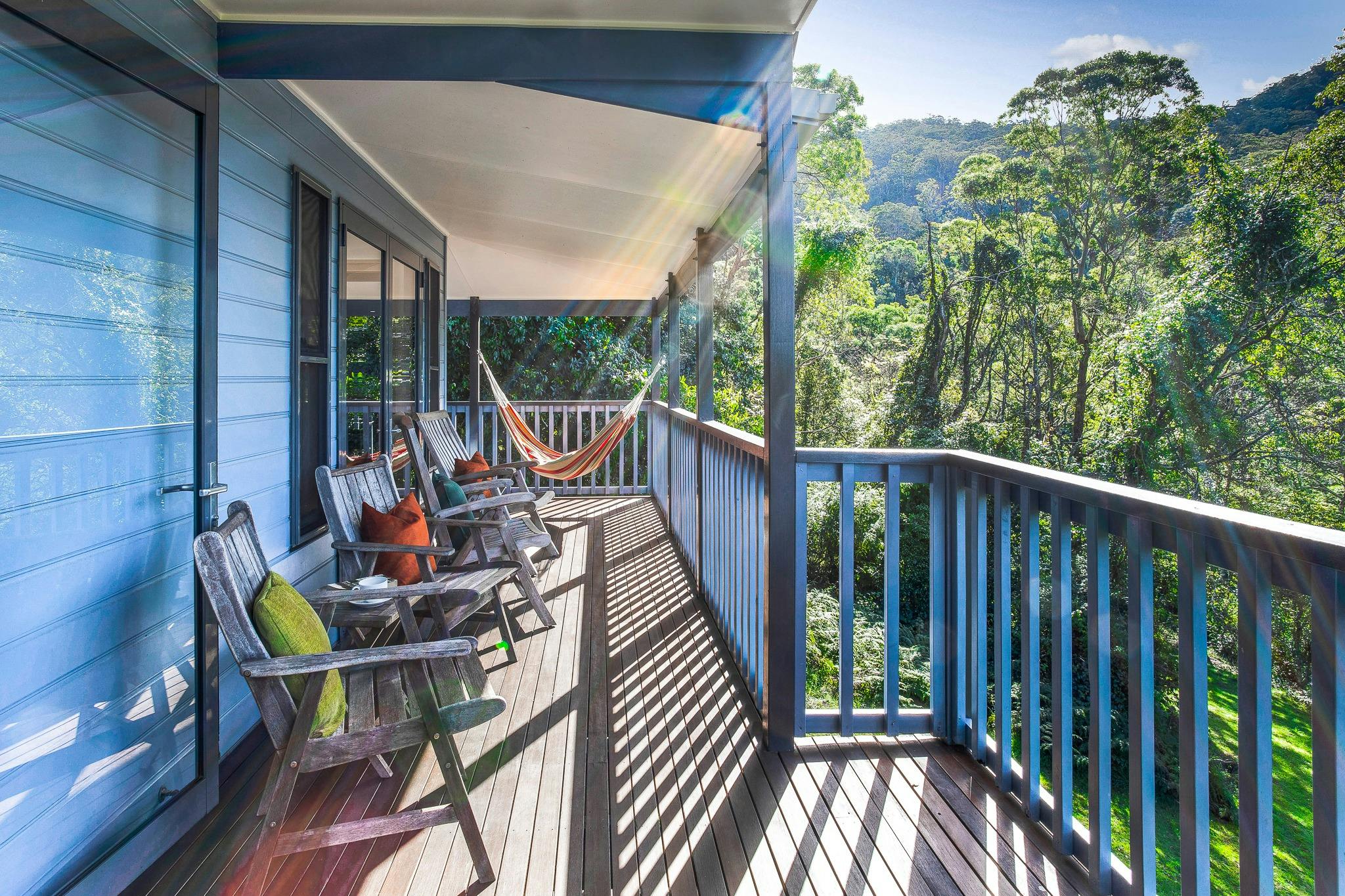 Khan Cottage deck (and its fabulous views)