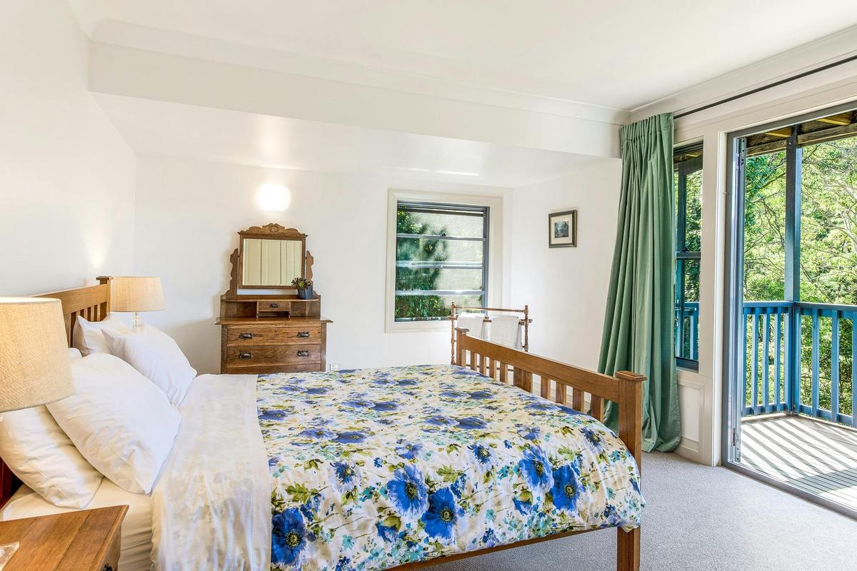 Master bedroom with queen-size bed