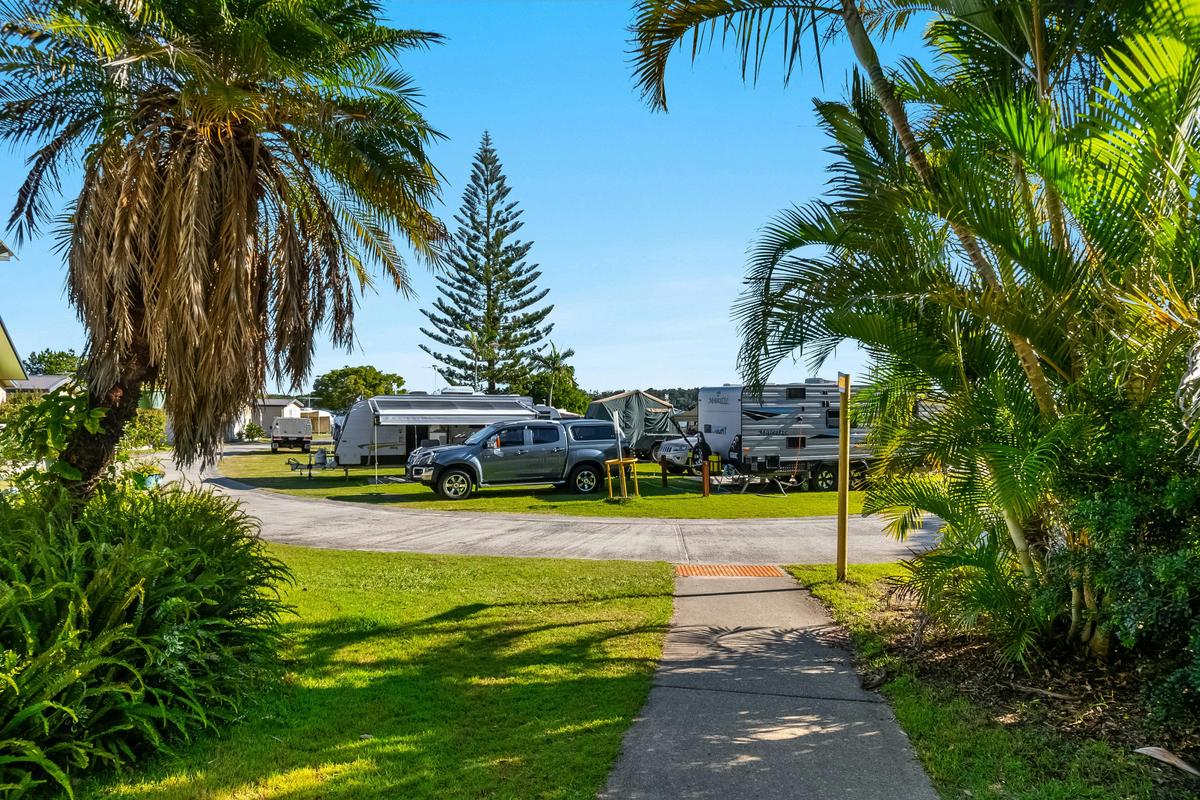 Powered Site at Iluka Riverside Holiday Park