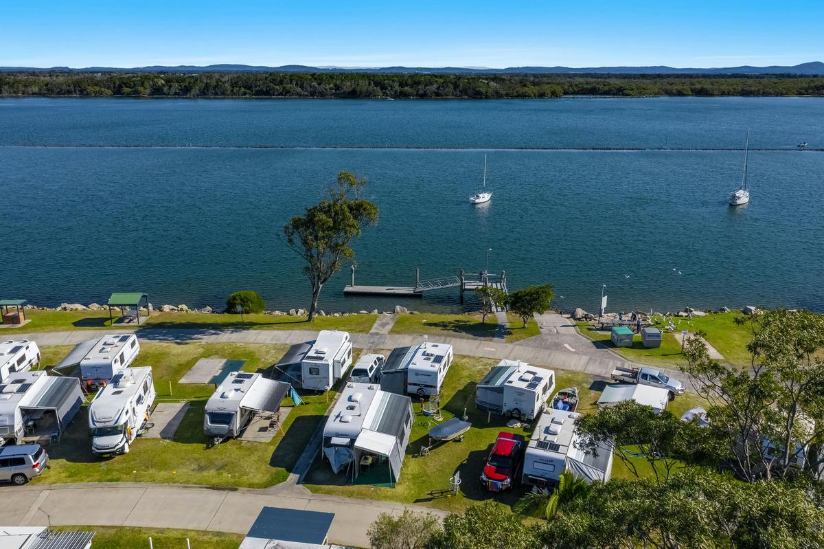 Waterfront Site at Iluka Riverside Holiday Park