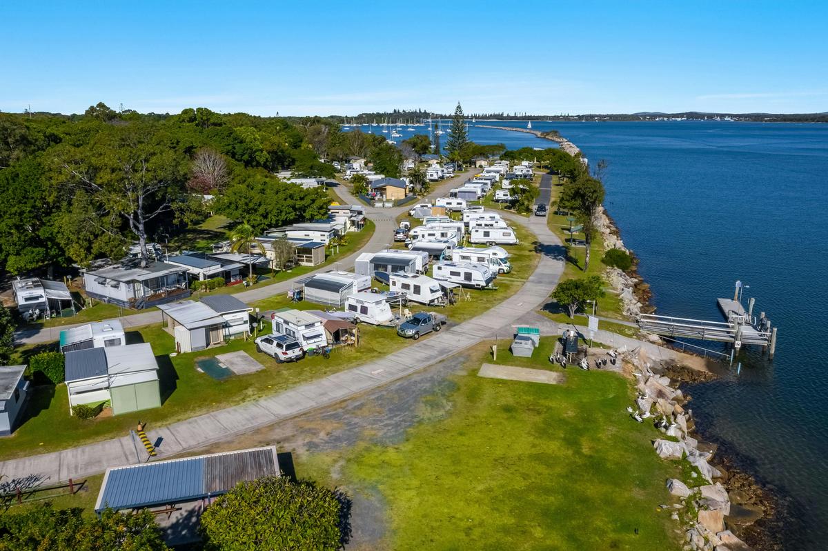 Waterfront Site at Iluka Riverside Holiday Park