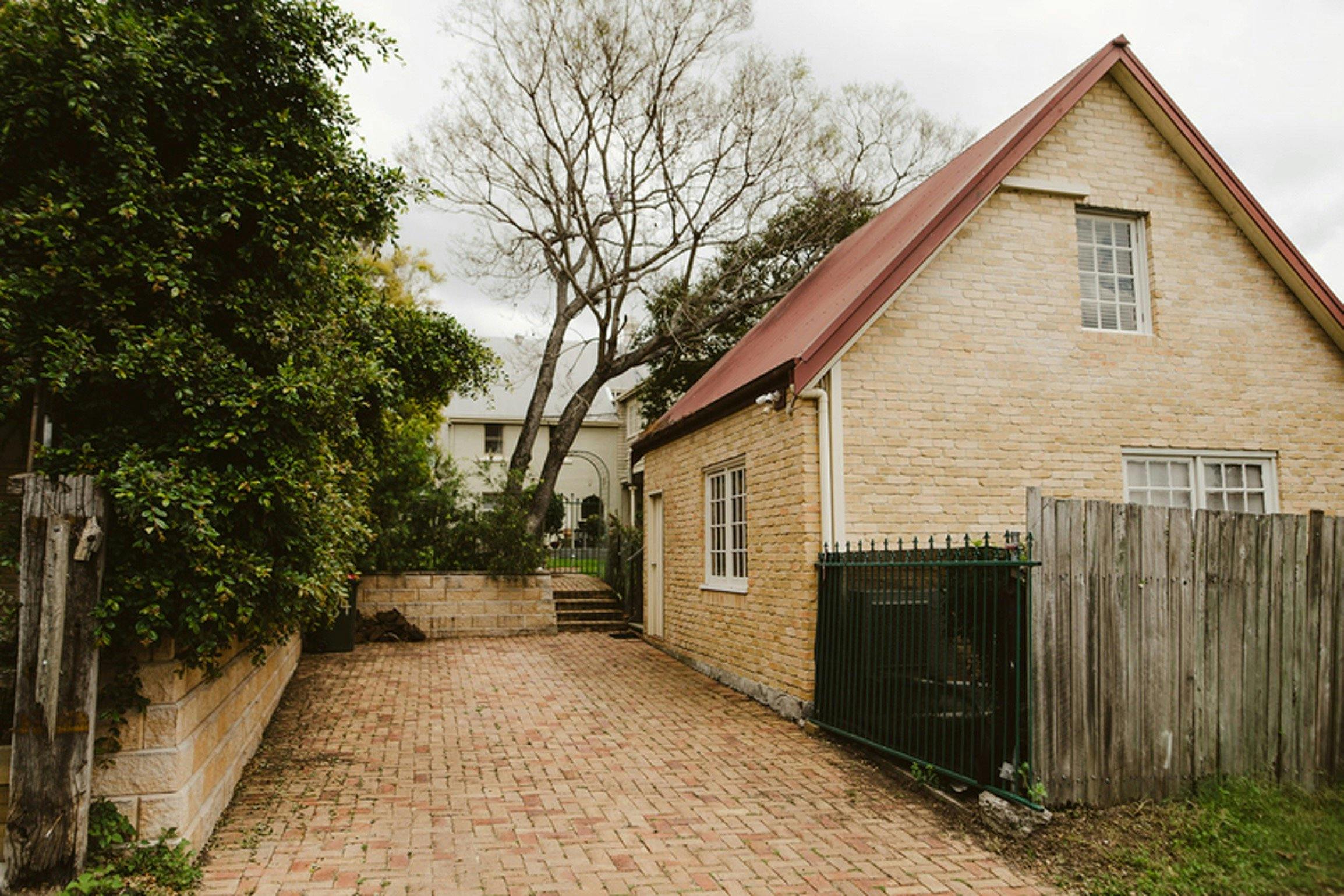 The Loft Entrance - the old stables at Denver