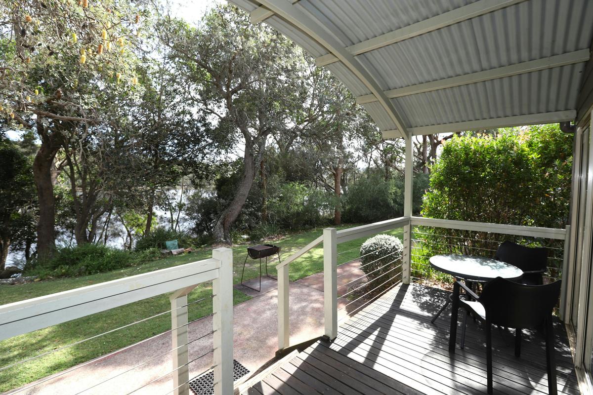 Lakeside Cabin external view