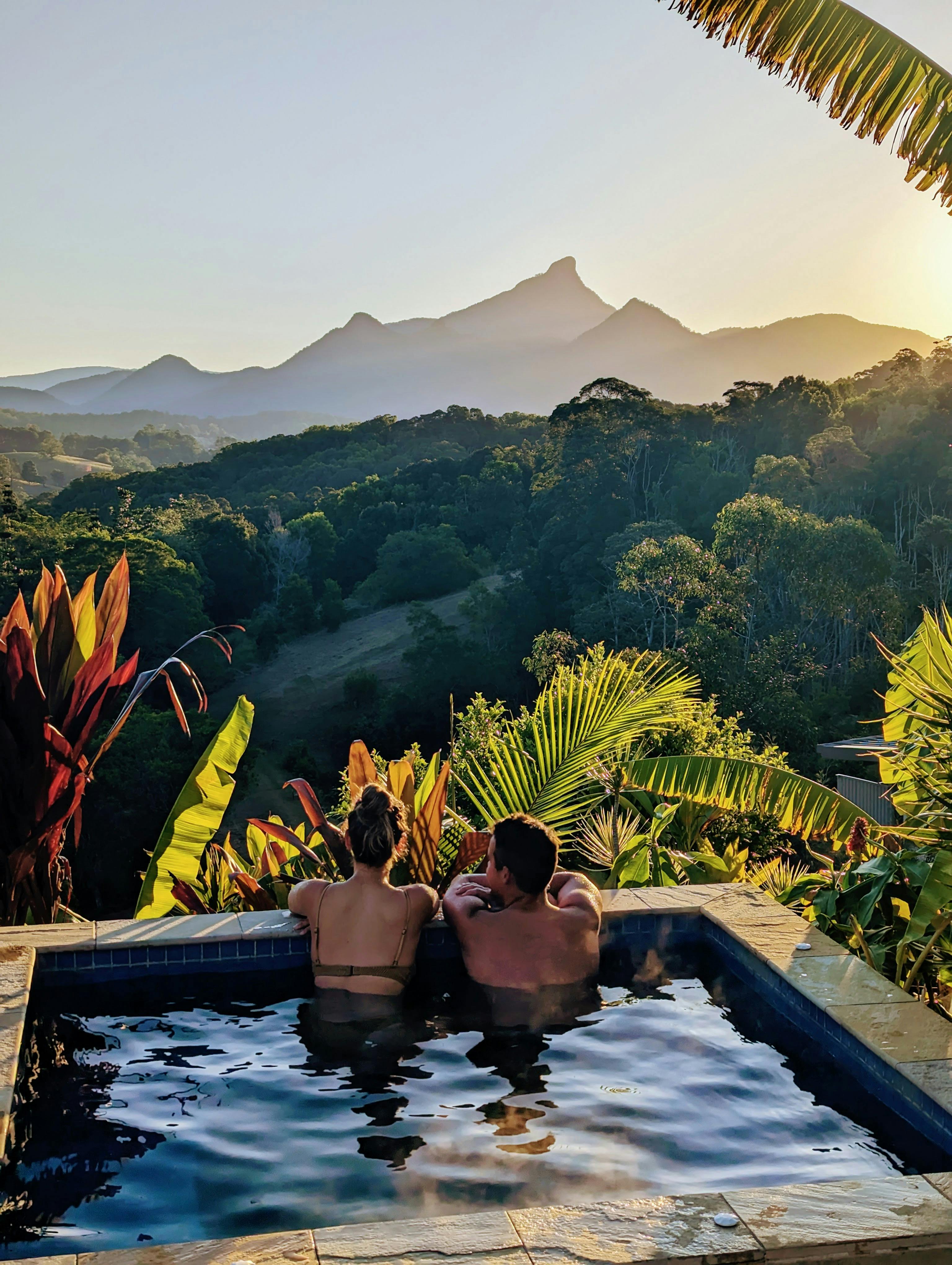 La Rocher Eco Retreat luxury accommodation Wollumbin Mount Warning Tweed Valley Northern Rivers