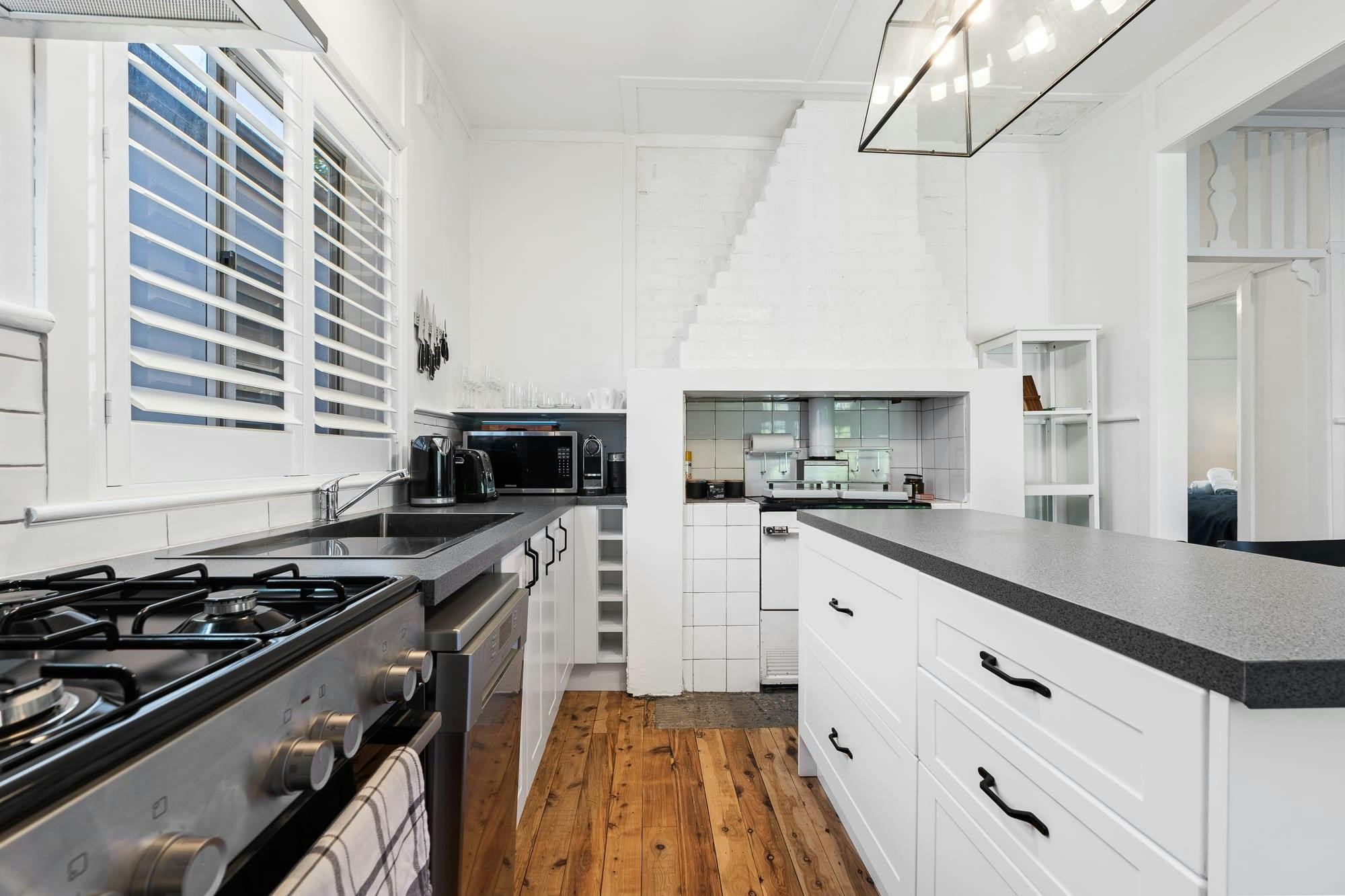 Kitchen at Johnno's Cottage