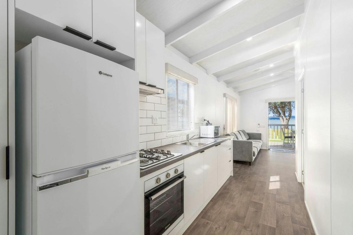 2 Bedroom Accessible Deluxe Beachfront Villa Kitchen