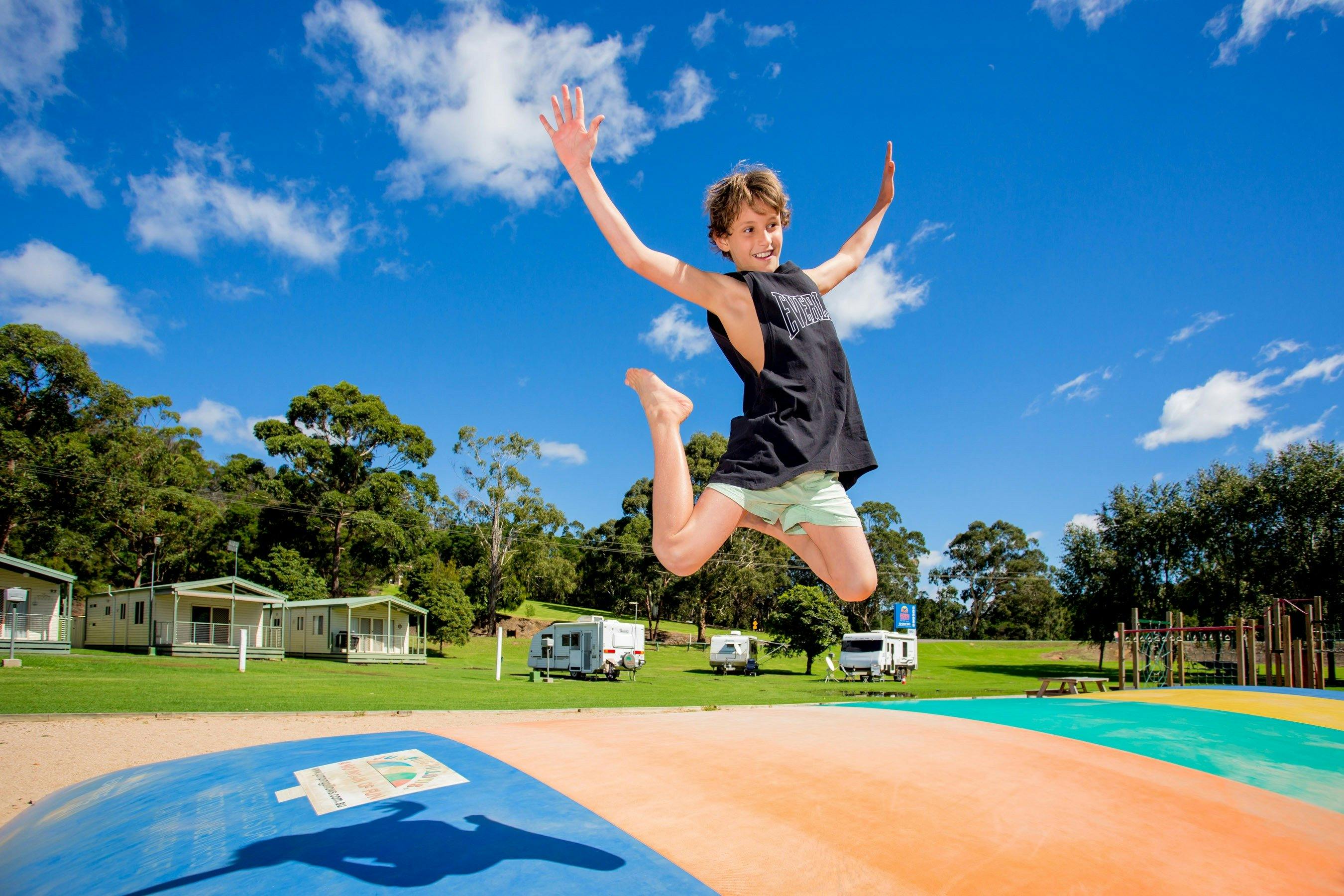 Jumping Pillow Eden Beachfront Holiday Park