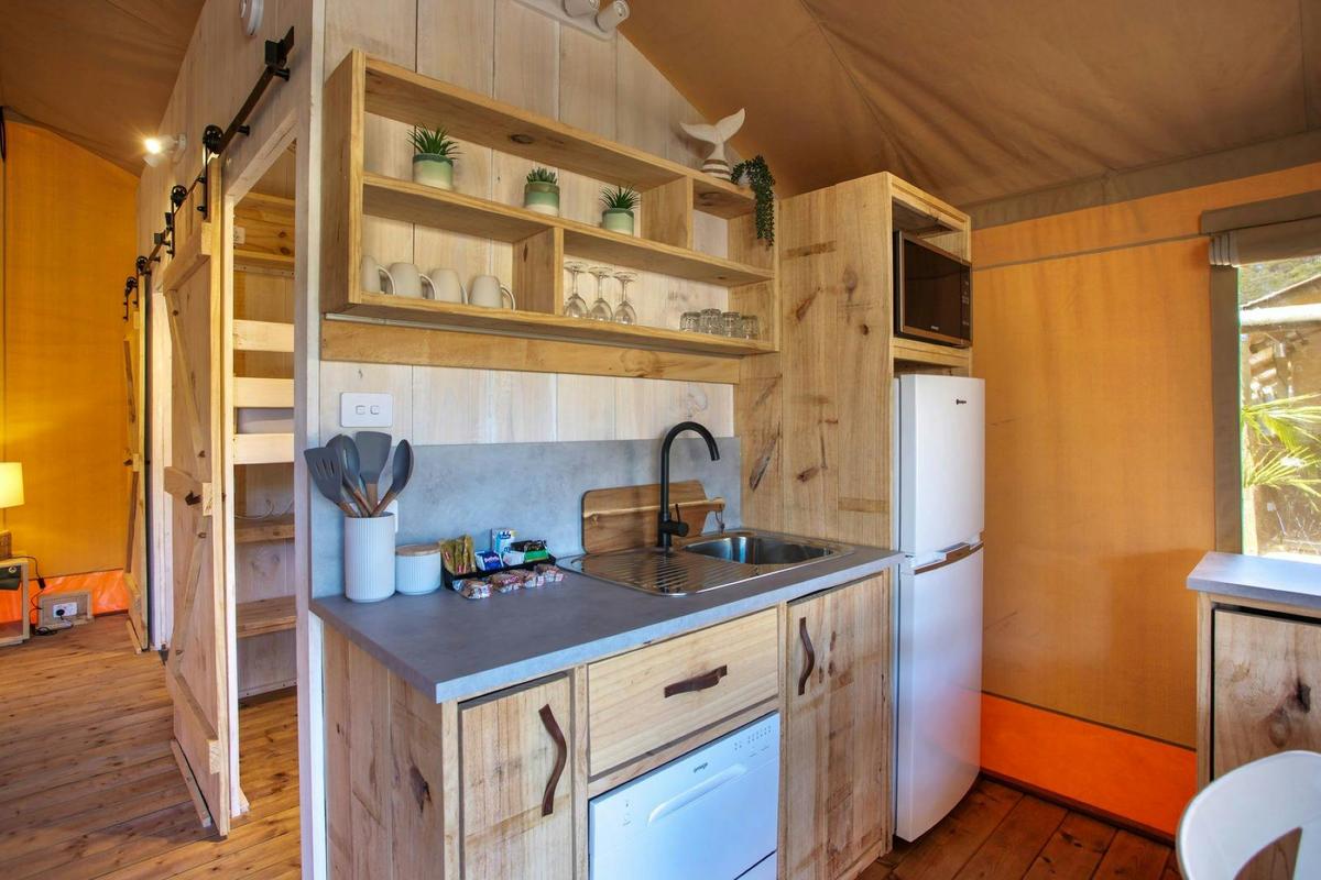 Luxury Beach Tent Kitchen