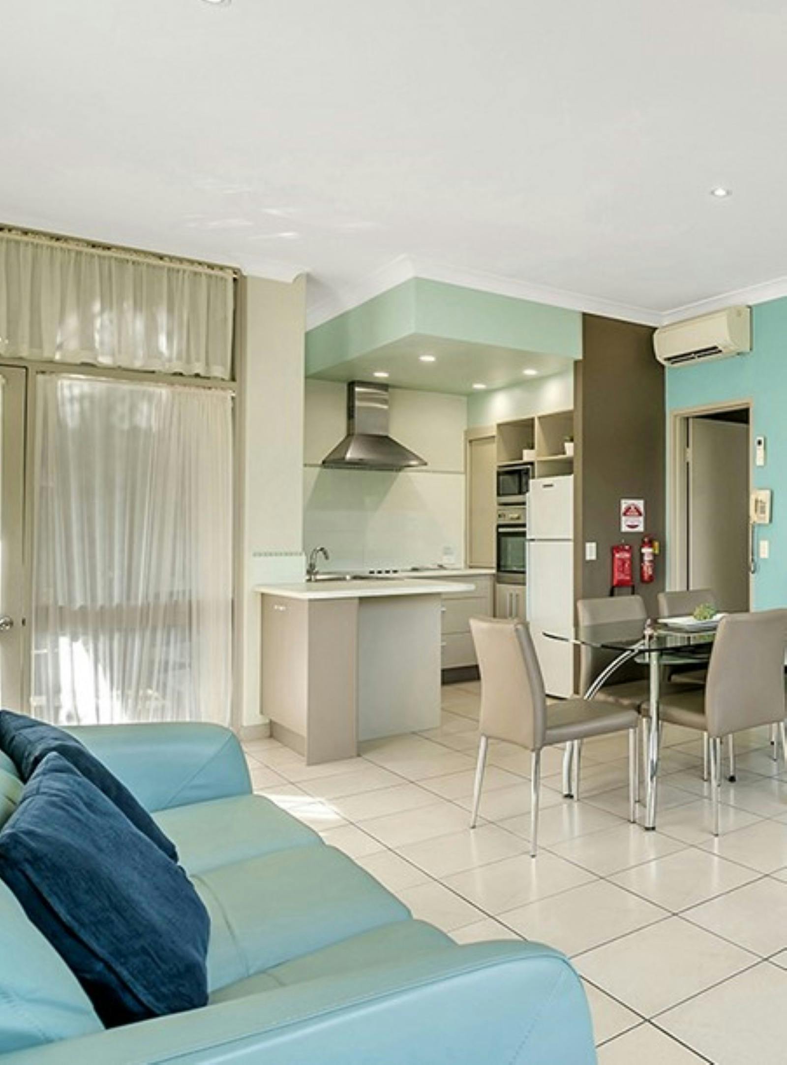 Two bedroom living area