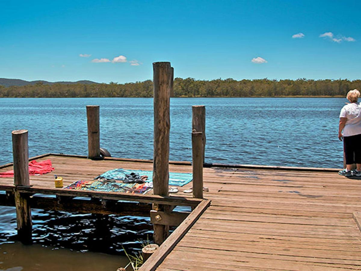 Korsmans Landing campground, Myall Lakes National Park. Photo: John Spencer/NSW Government