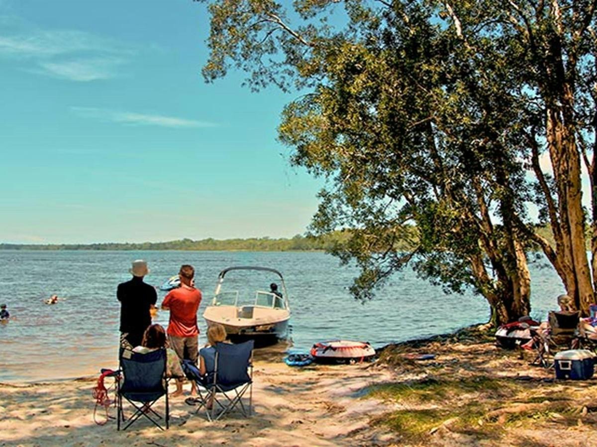 Korsmans Landing campground, Myall Lakes National Park. Photo: John Spencer/NSW Government