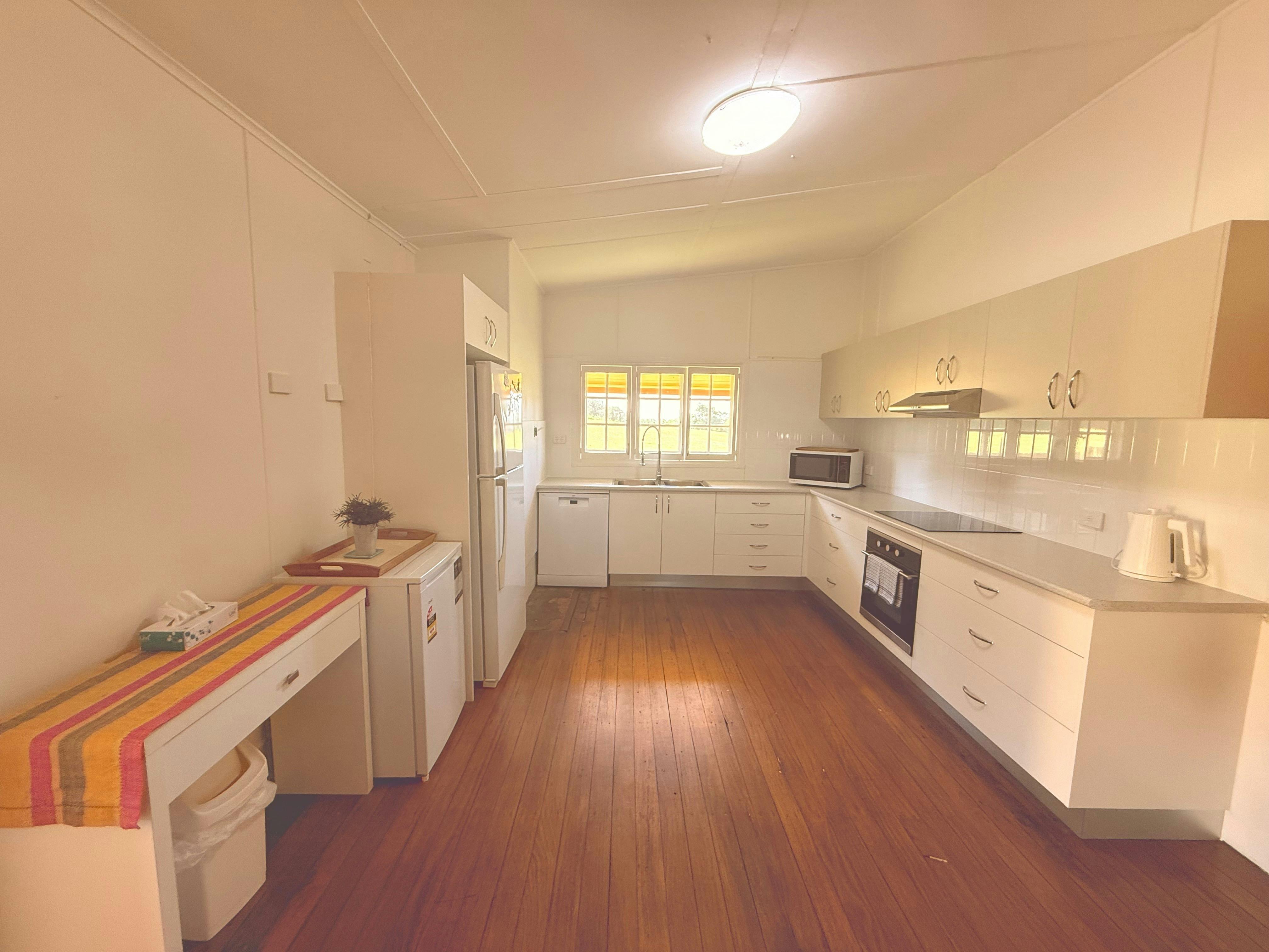 Beautifully restored kitchen with modern facilities