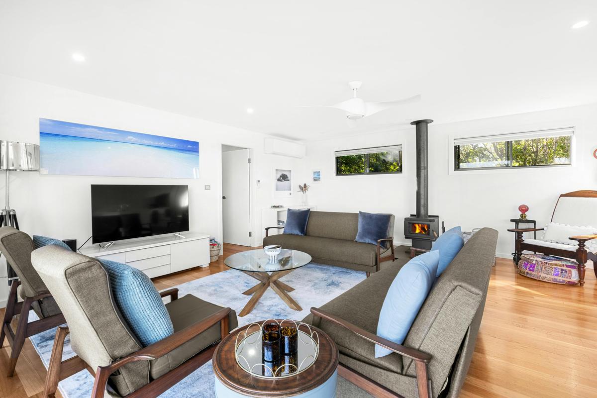 Living Room with Fireplace