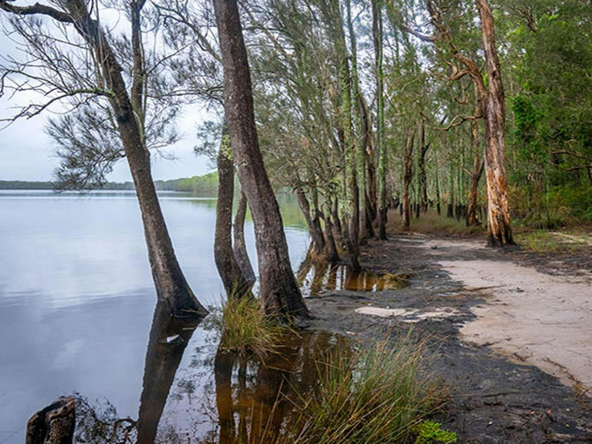 Joes Cove campground and Two Mile Lake in Myall Lakes National Park. Photo: John Spencer &copy; DPIE