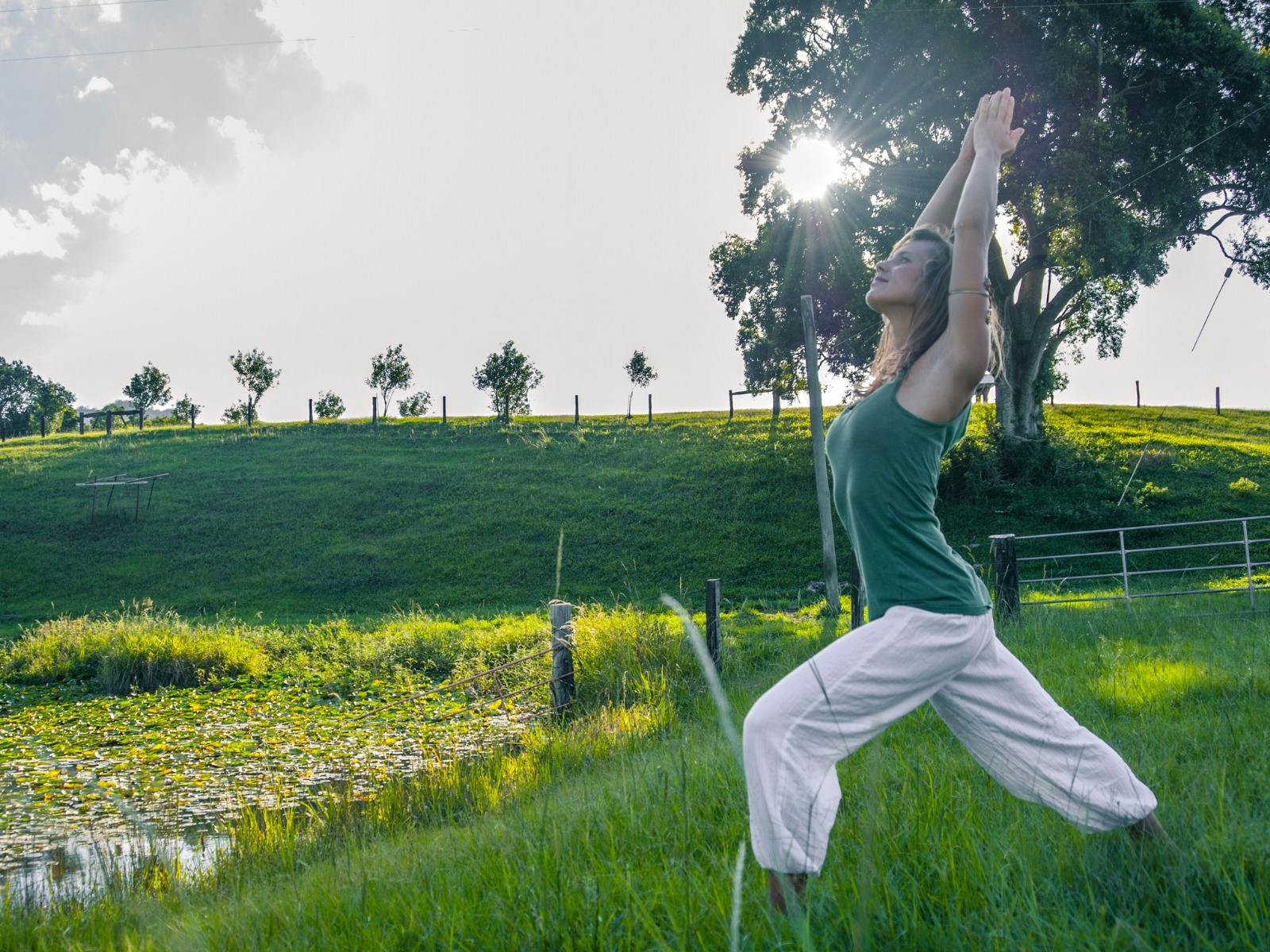 Enjoy daily yoga classes for all levels: beginners are just as welcome as advanced practitioners
