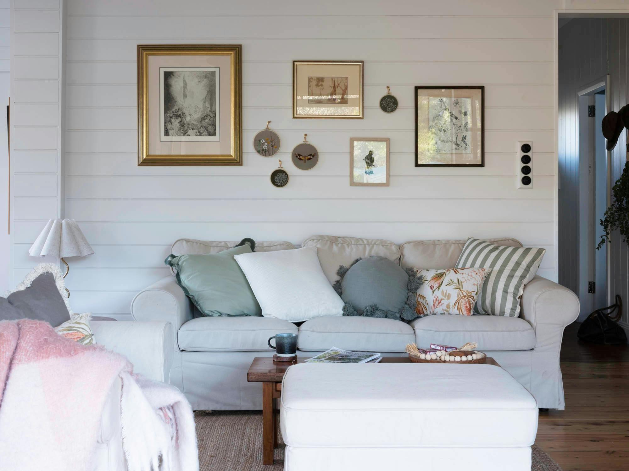 Sweet little picture wall in our lounge room