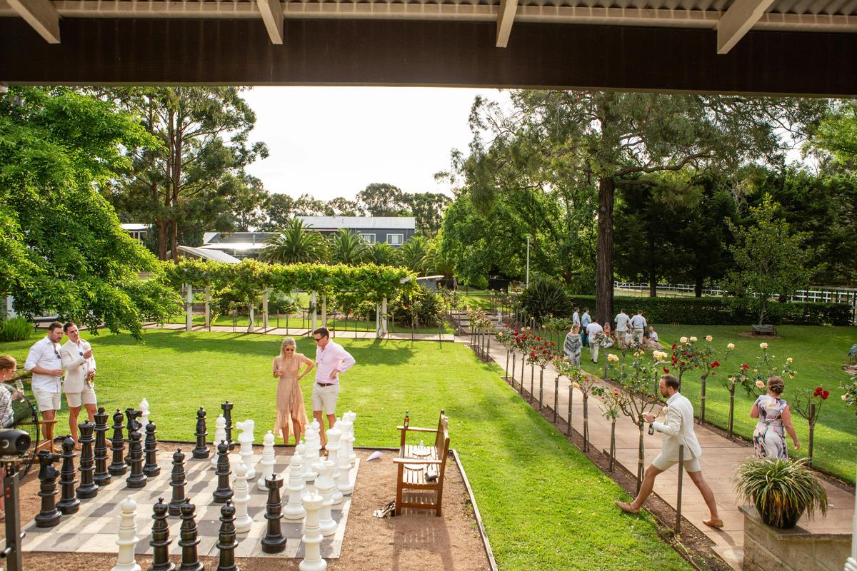 Entertainment set in heritage rural award winning gardens