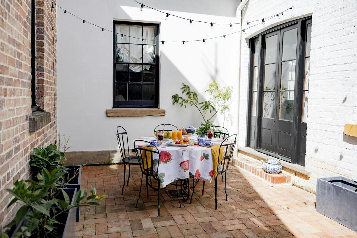 Outdoor courtyard