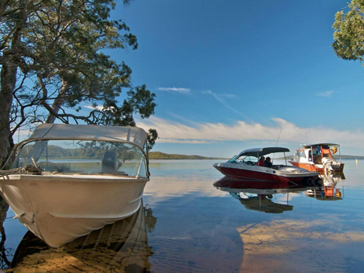 Neranie campground boats, Myall Lakes National Park. Photo: John Spencer/DPIE