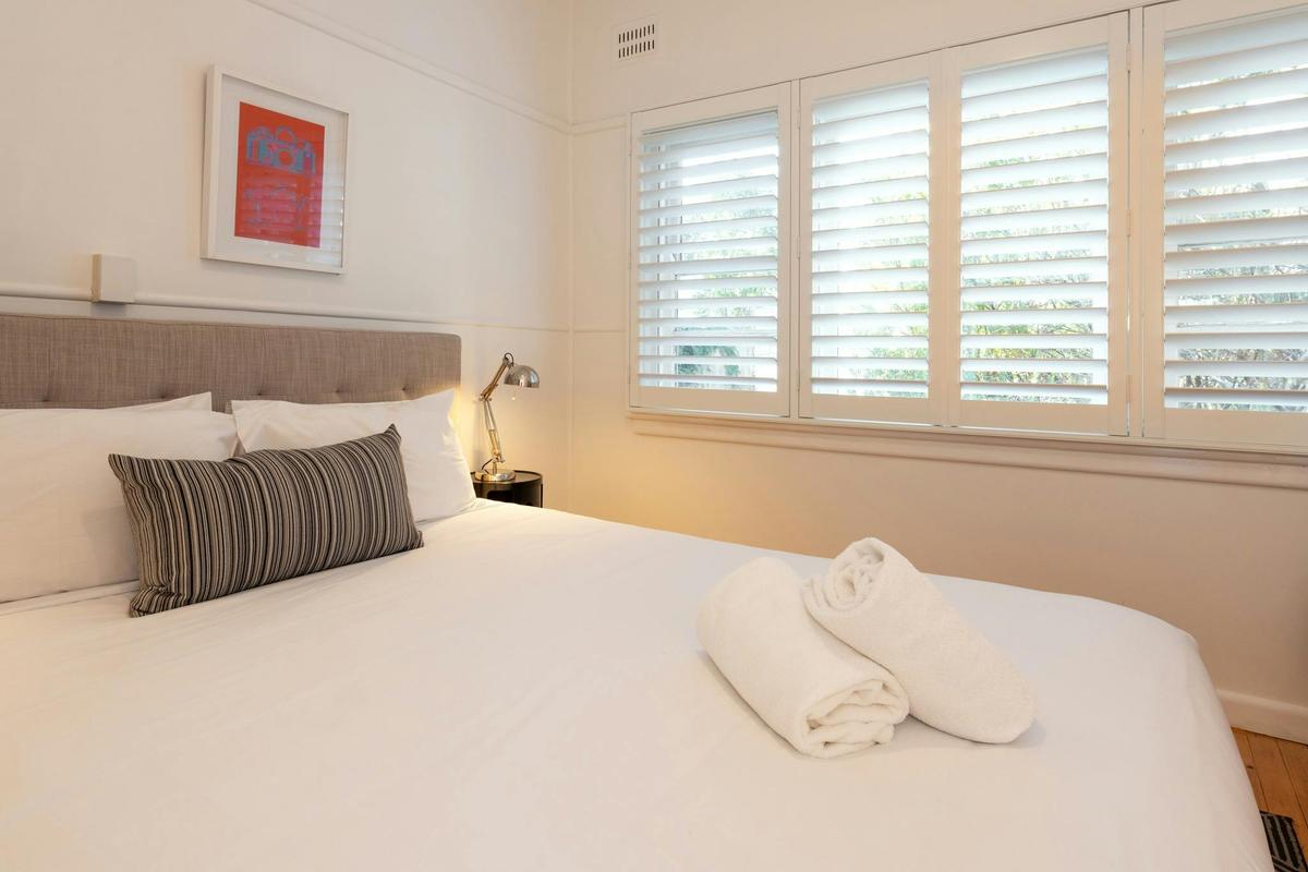 The master bedroom