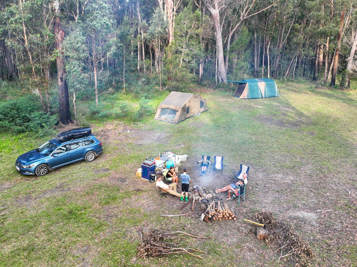Secluded, spacious campsites at Kangarutha Farm