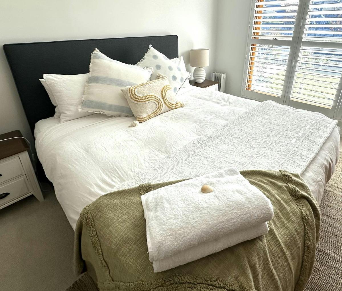 Primary Bedroom with King Bed & TV