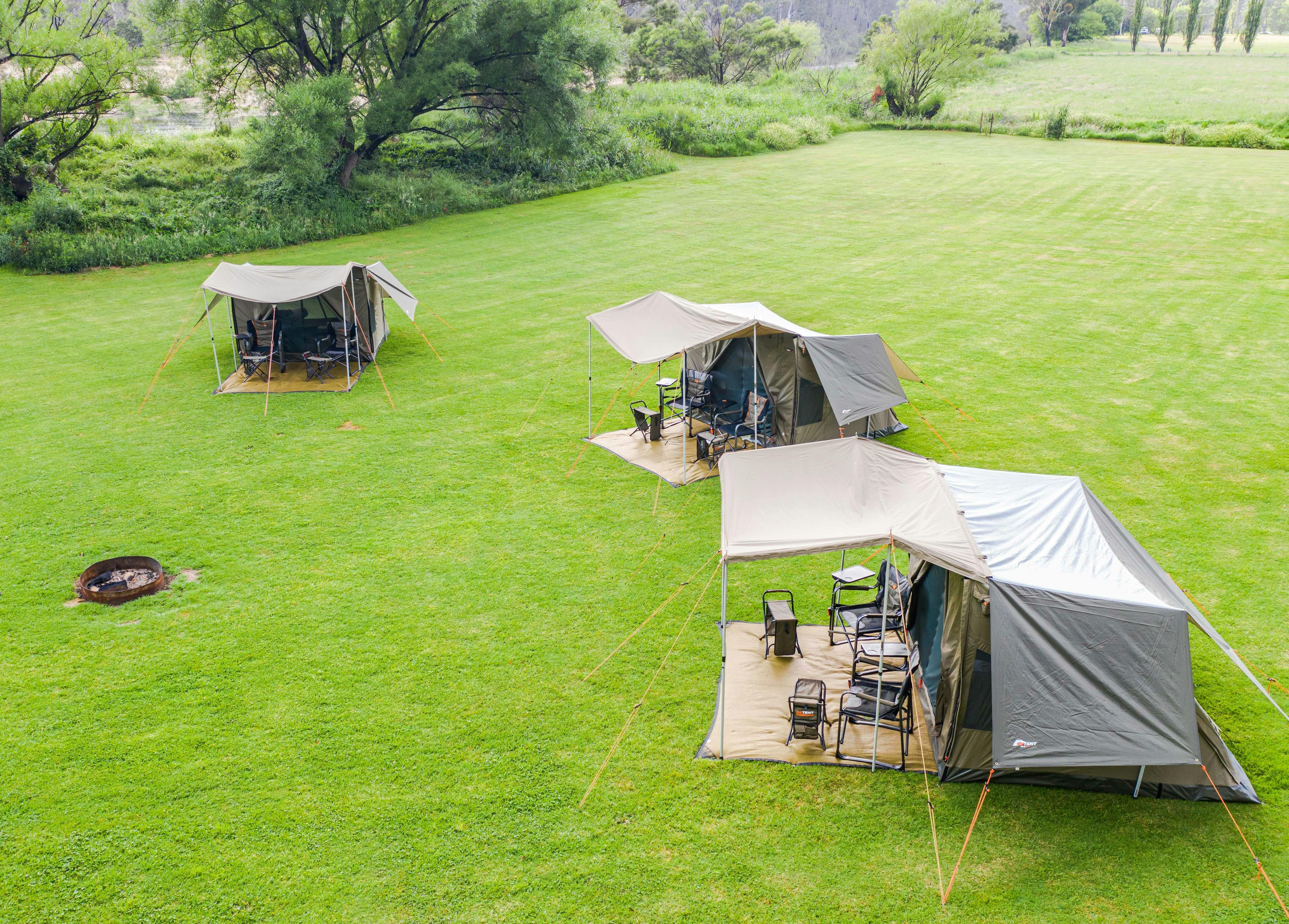 Spacious level site for camp set up