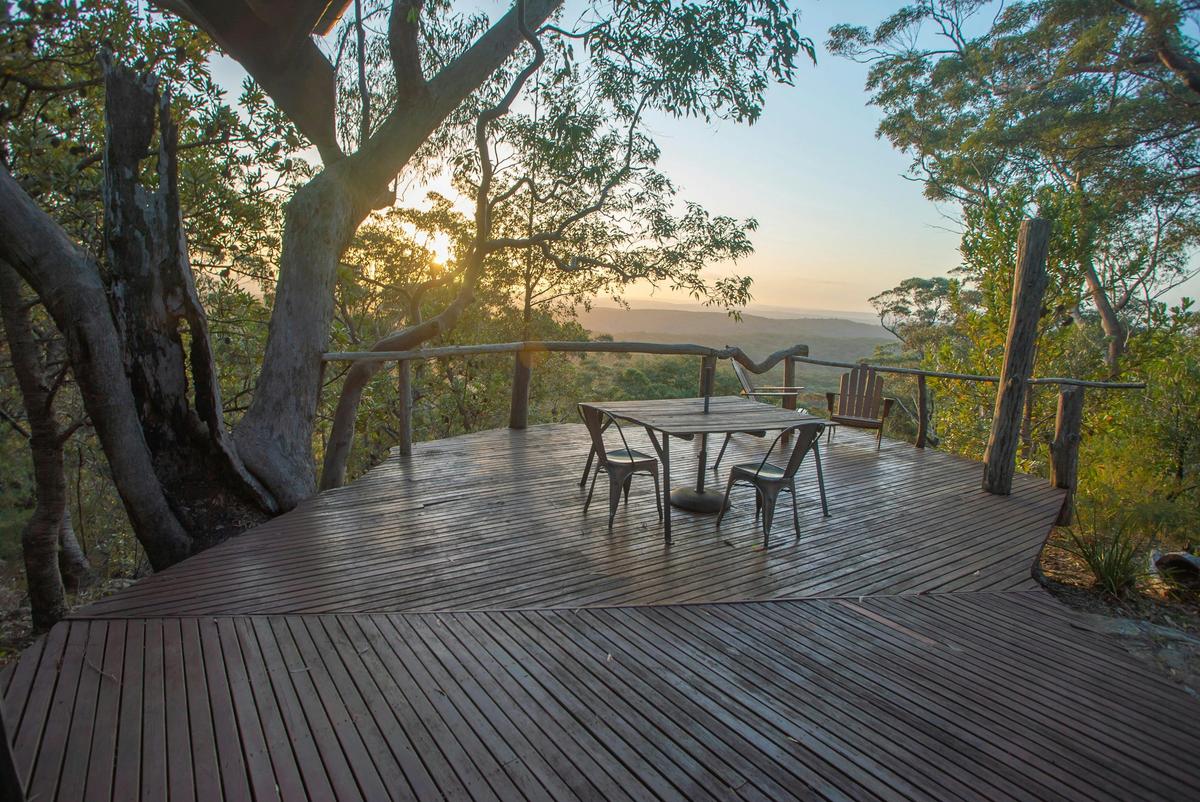 Wollemi Cabin Balcony View
