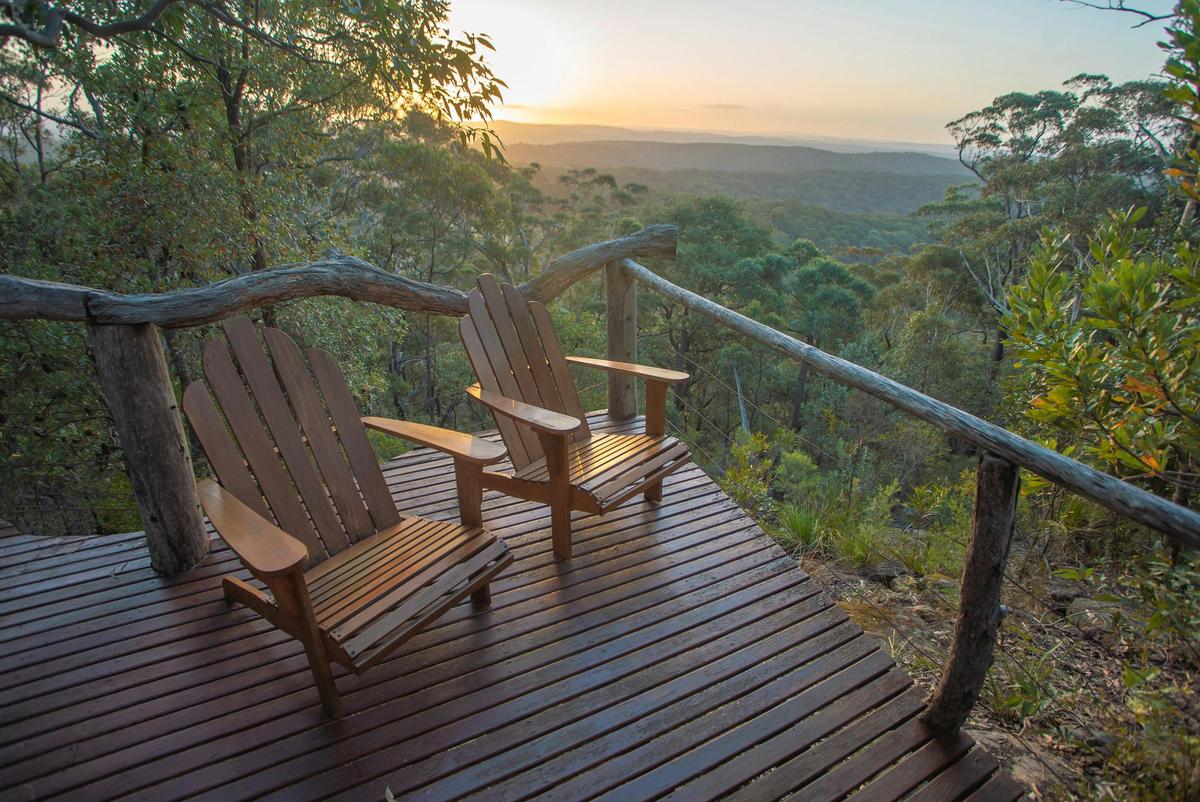 Wollemi Cabin Balcony View