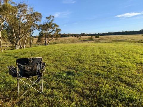 Camping site near Rustic Cabin