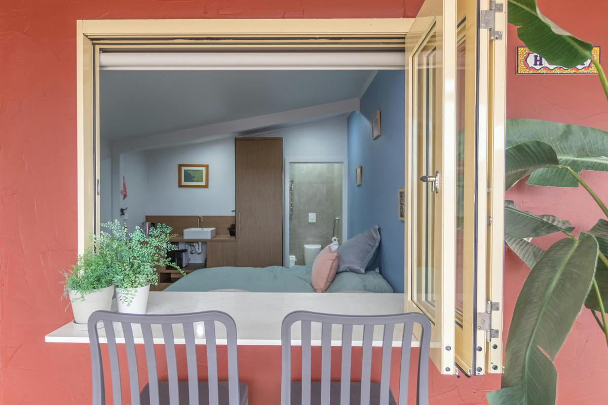 Optional outdoor seating area