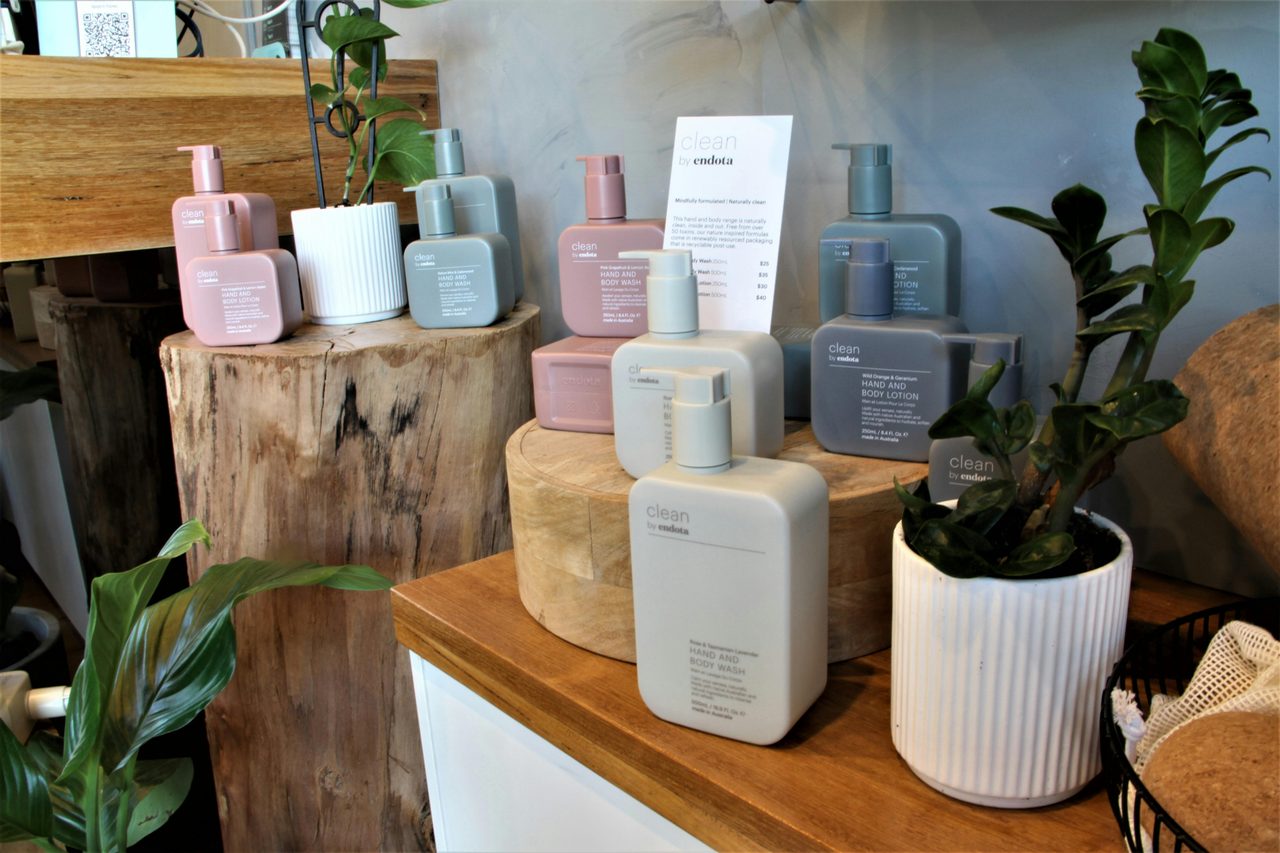 Natural & Organic skincare is available in spa to continue your wellness journey at home.