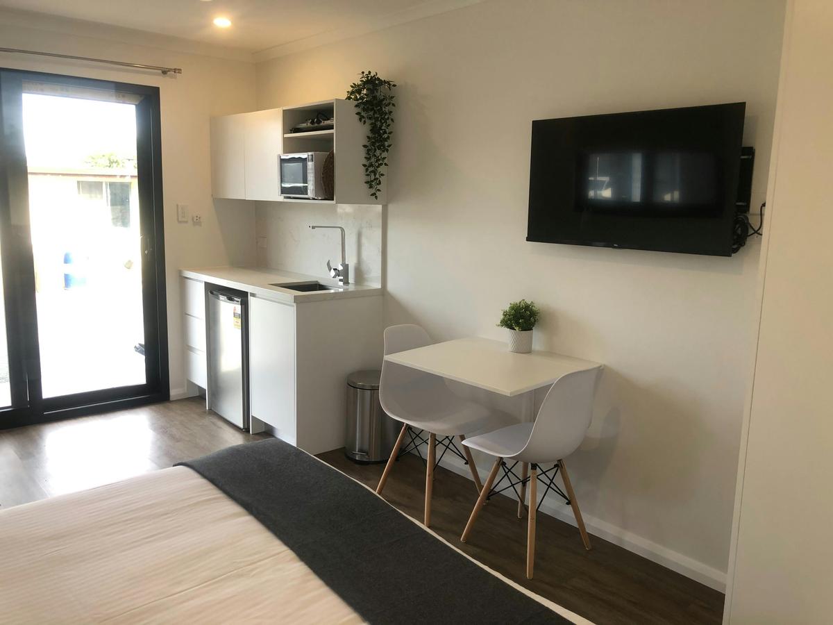 New studio cabin kitchenette