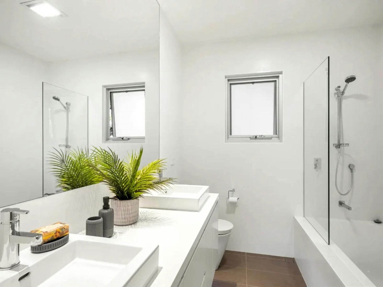 Gorgeous bathroom featuring a luxurious bathtub and elegant design