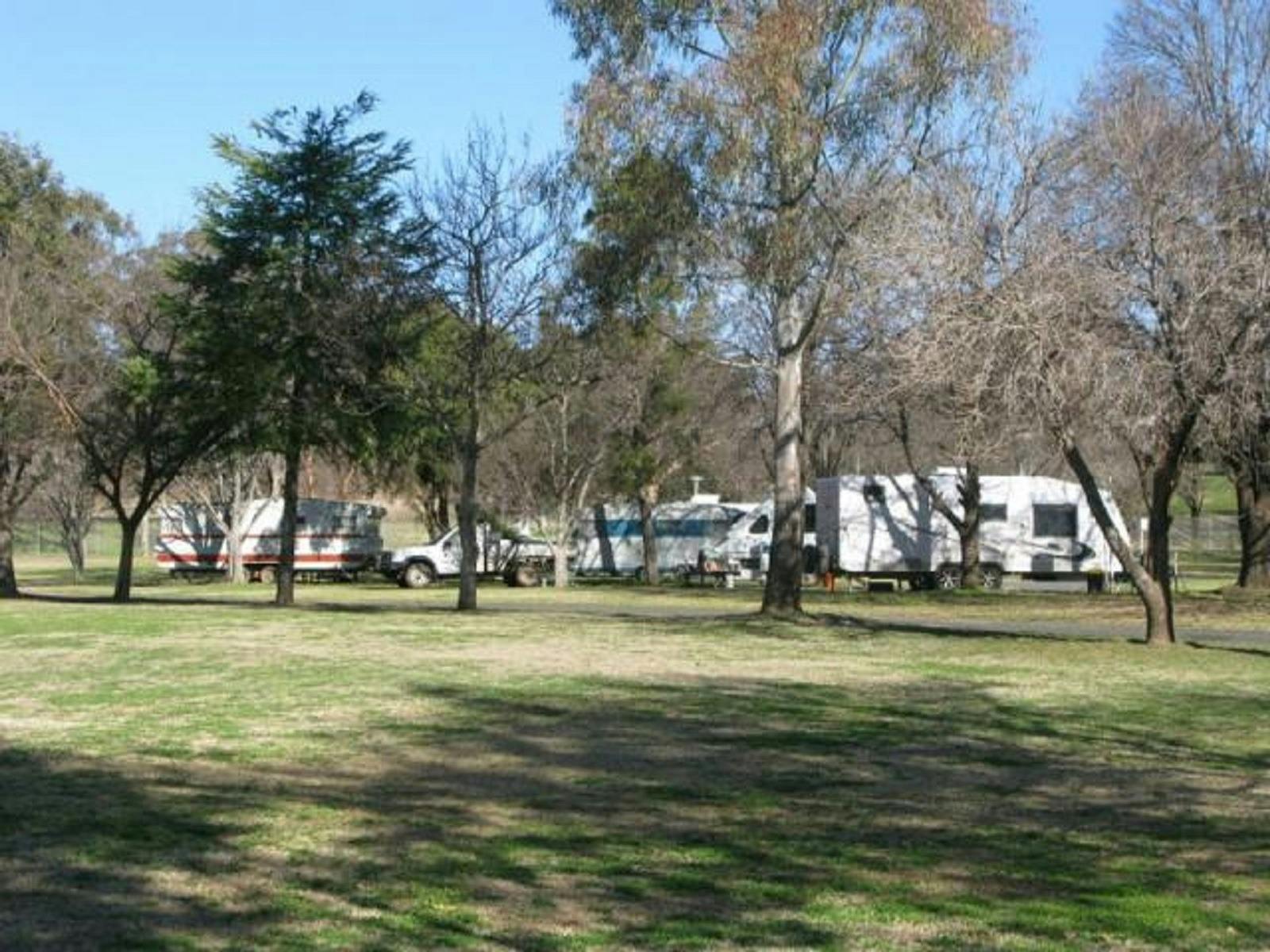 Powered sites for caravans