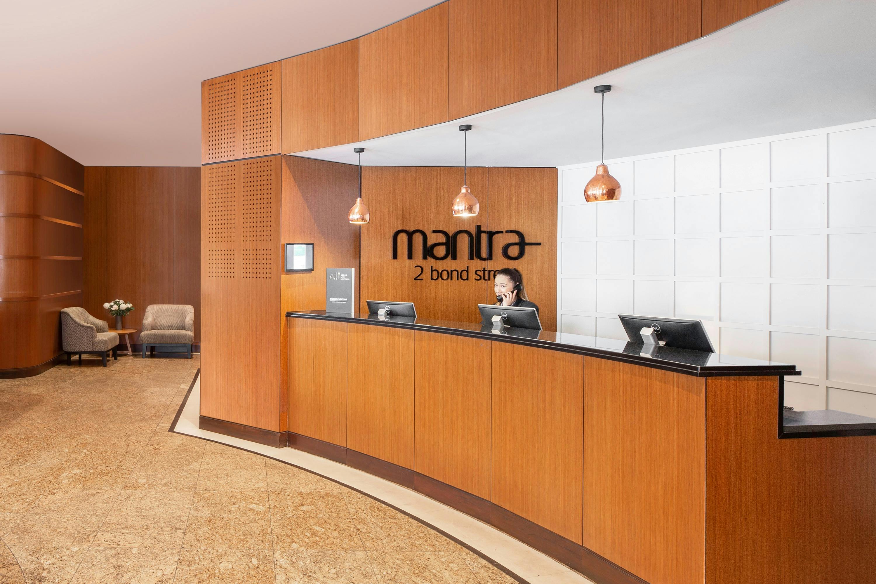Reception at Mantra 2 Bond