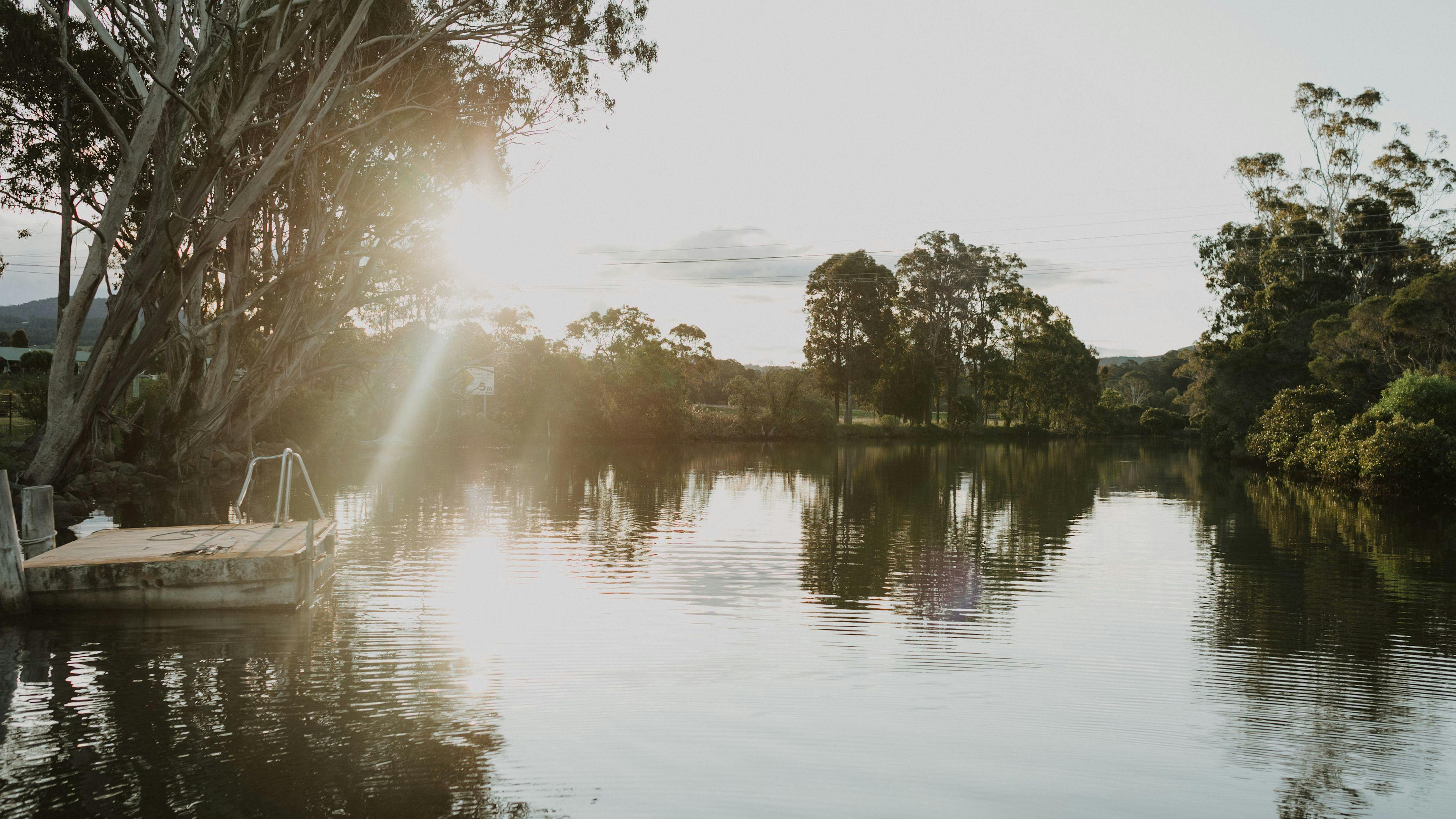 Their property access  to this beautiful river, where you can kayak, canoe or sup.