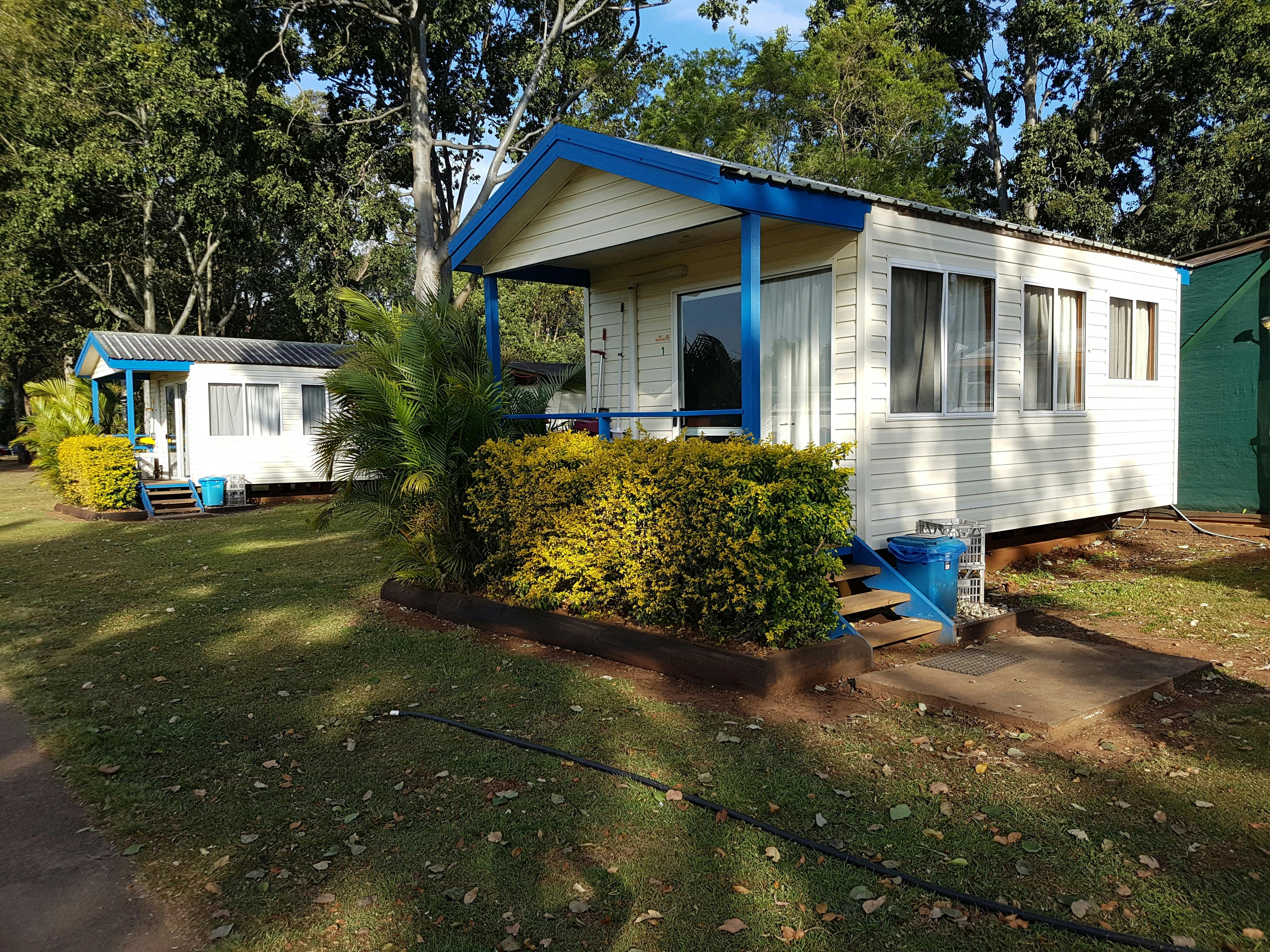 Poolside cabins available